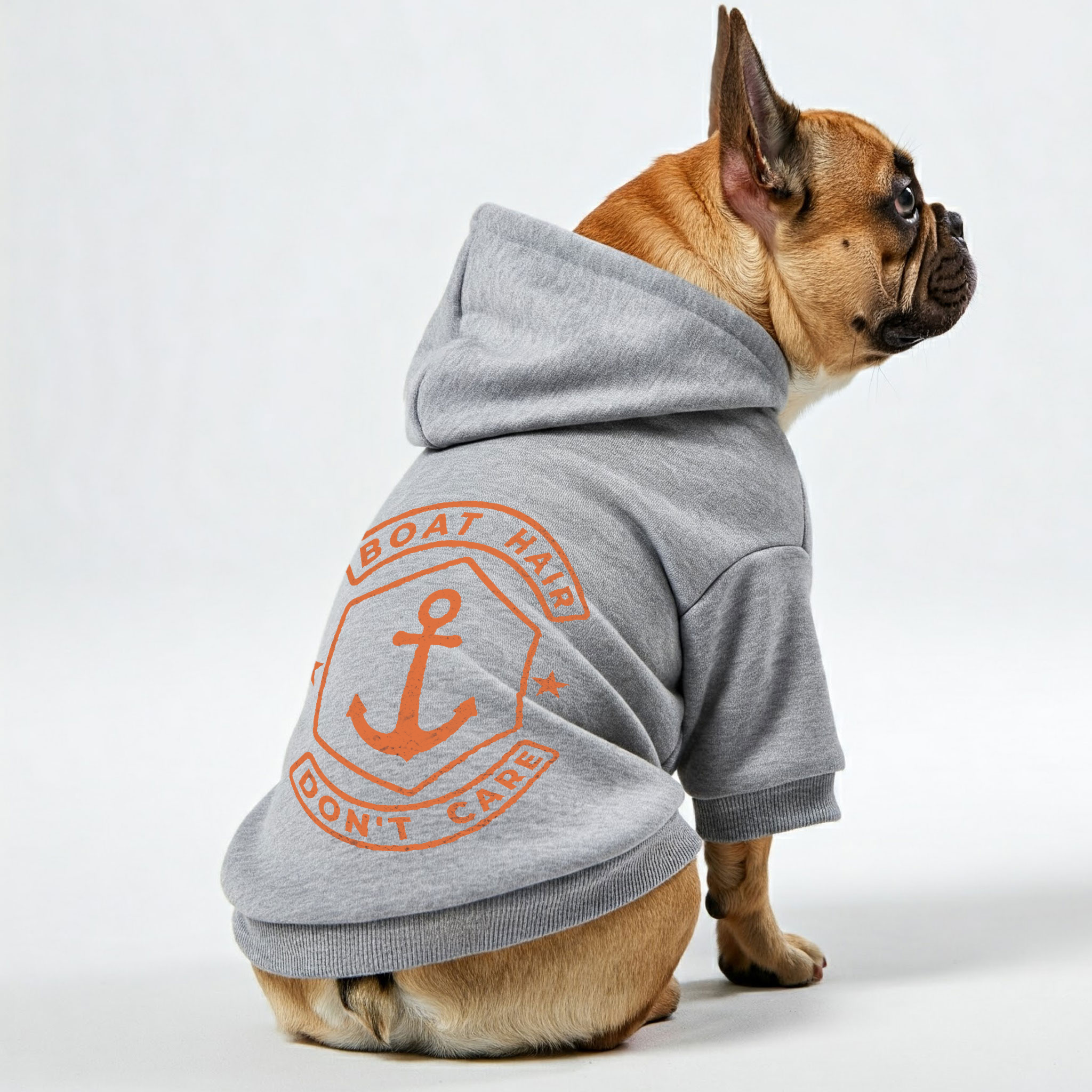 French Bulldog Personalized Fleece Hoodie for French Bulldogs-fadou