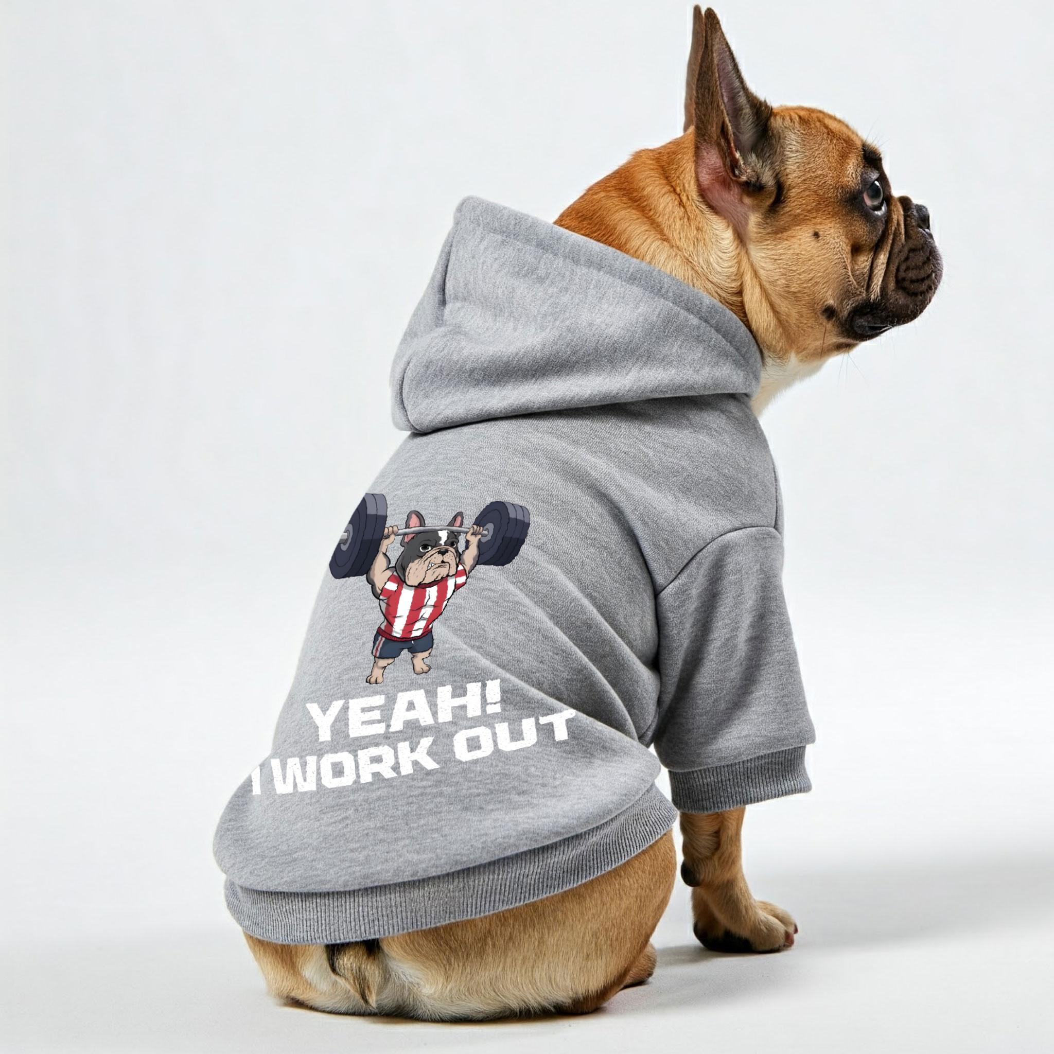 Yeah French Bulldog Cozy Hoodie for Brachycephalic Dogs-fadou
