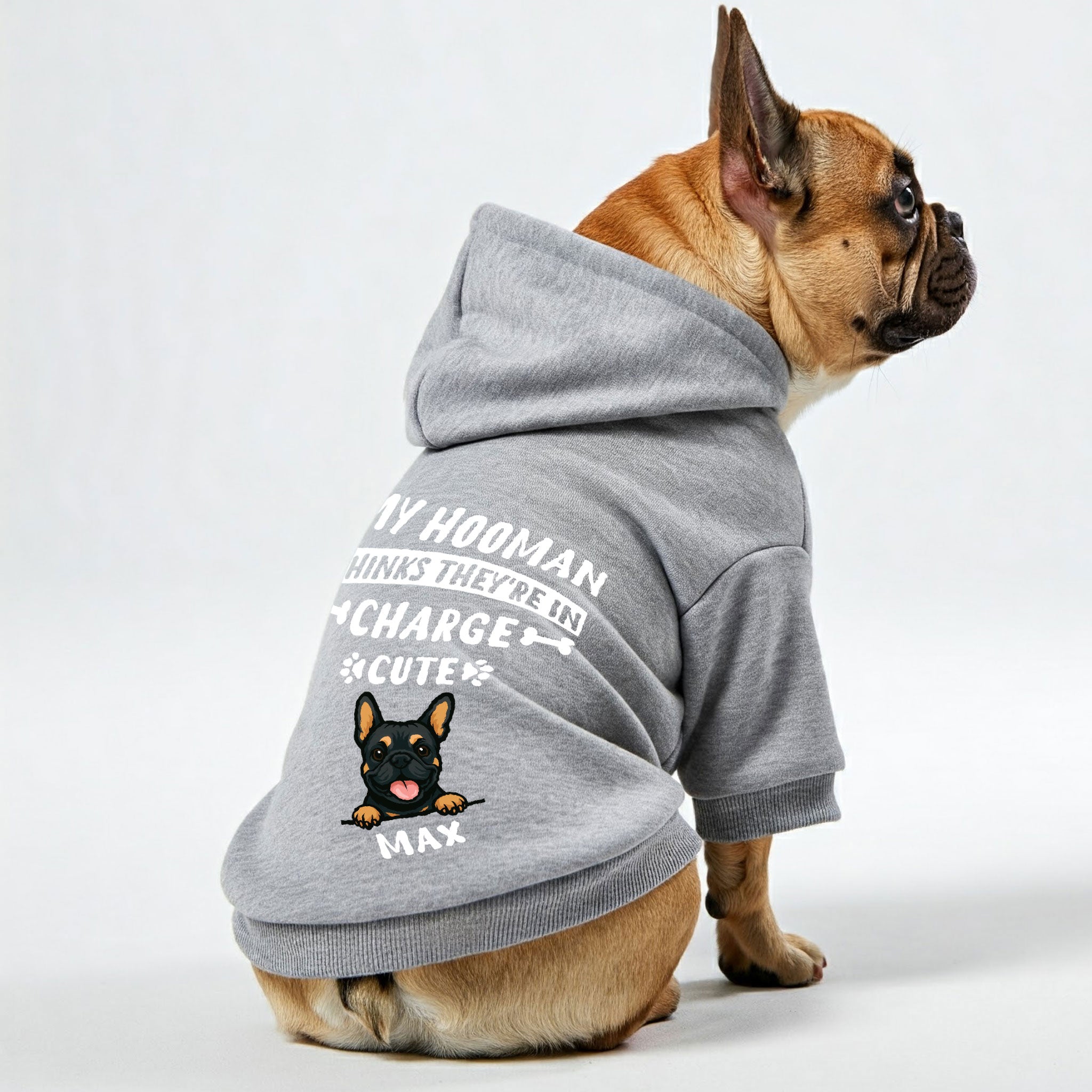 French Bulldog Stylish Pet Sweatshirt for Brachycephalic Dogs-fadou