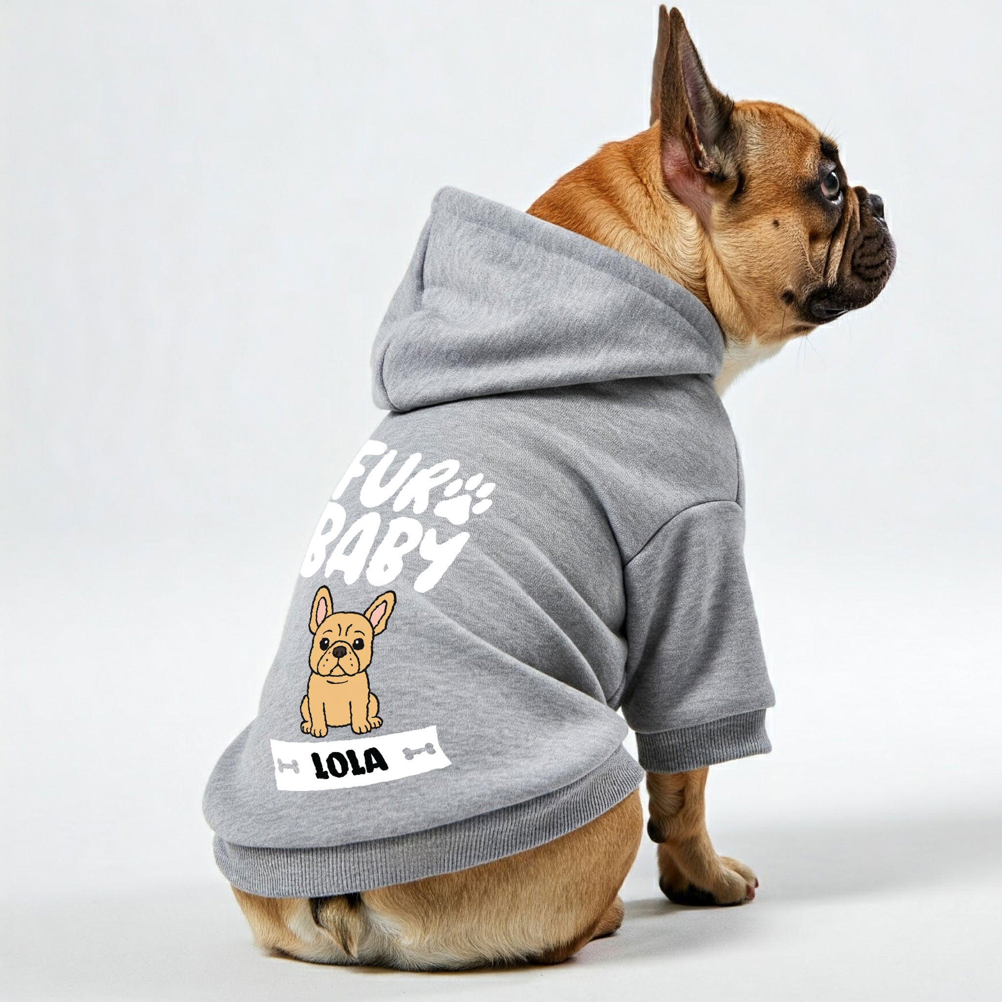 French Bulldog Personalized Pet Sweatshirt for Training Sessions-fadou