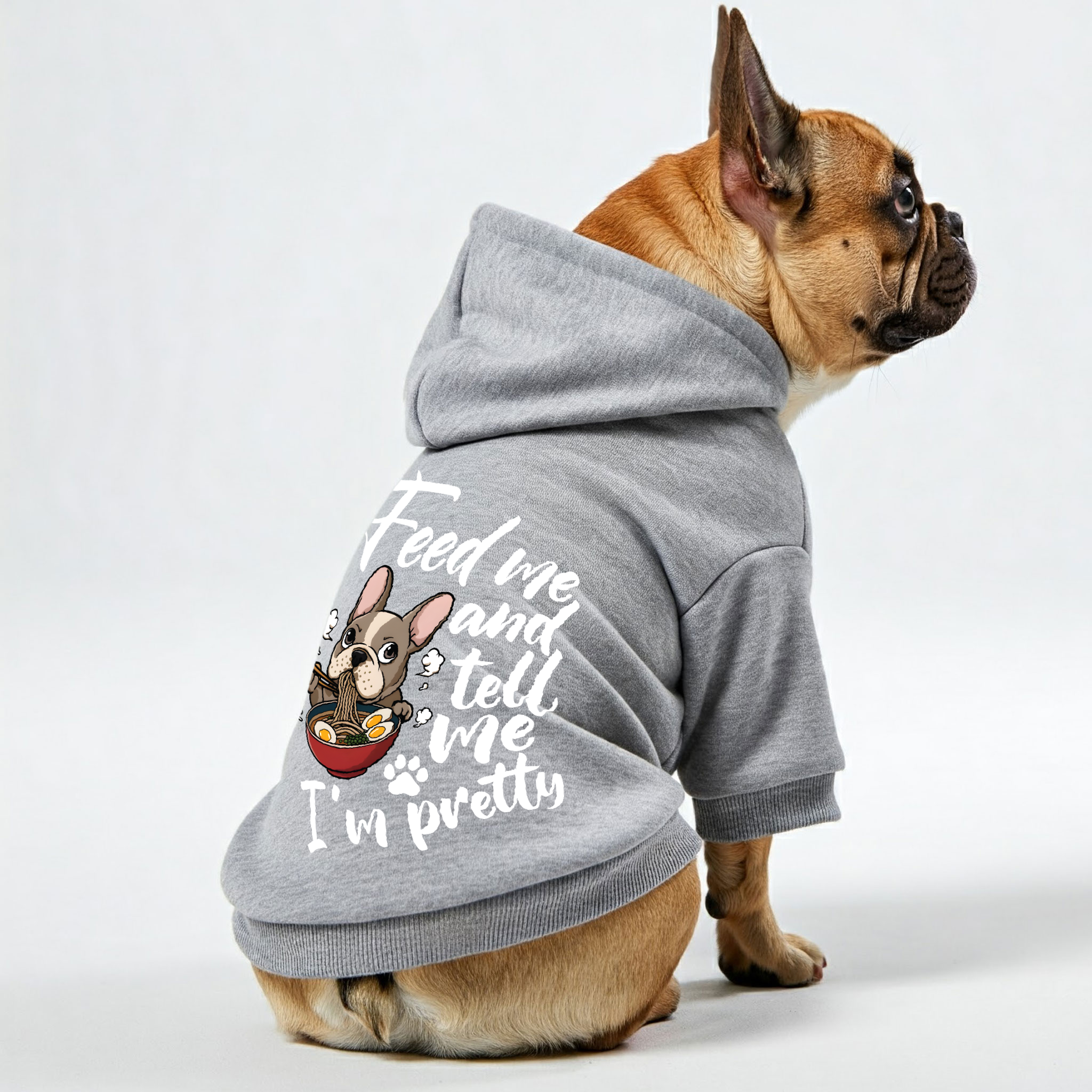 French Bulldog Personalized Pet Sweatshirt for Playtime Fun-fadou