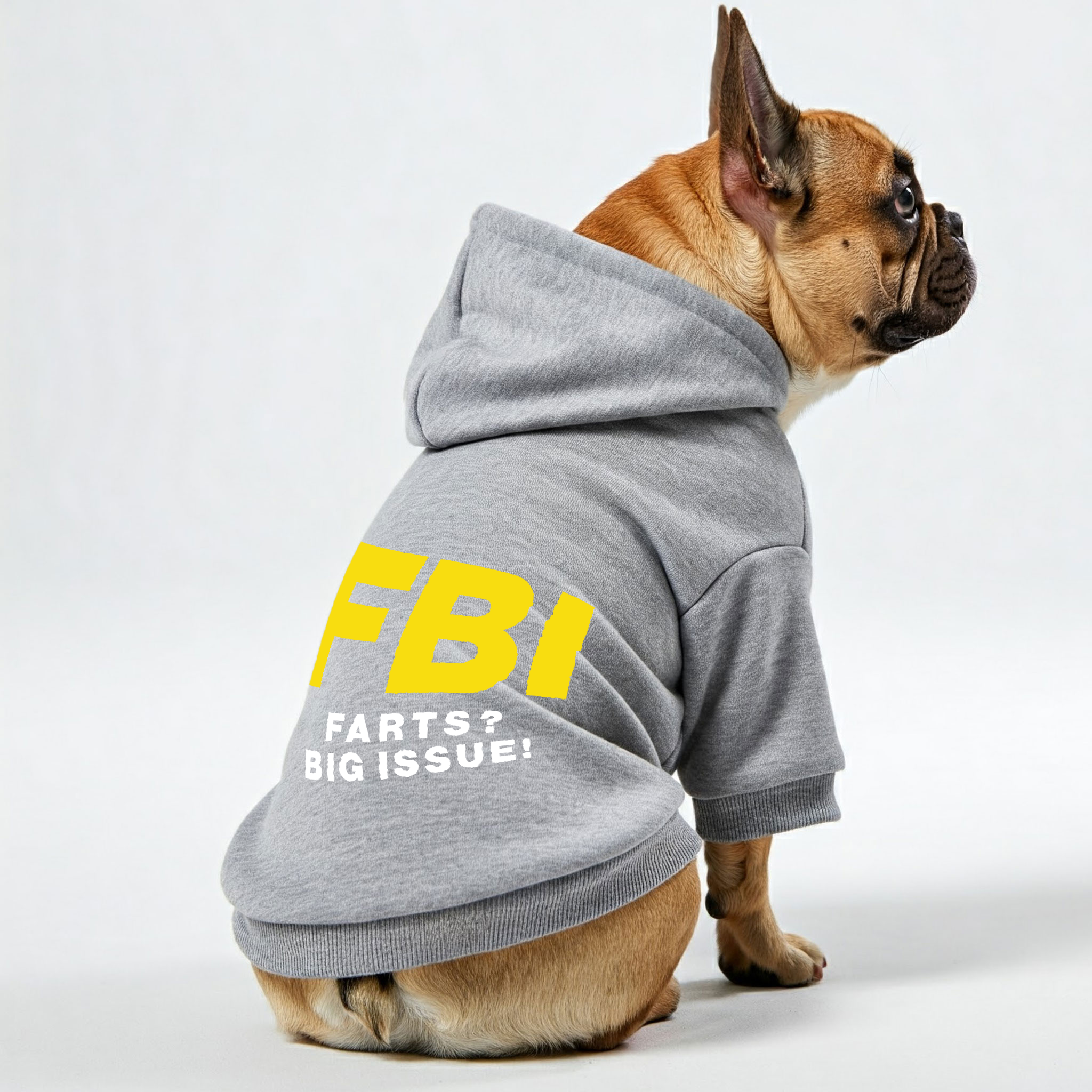 French Bulldog Personalized Cozy Hoodie for Short-Nosed Dogs-fadou