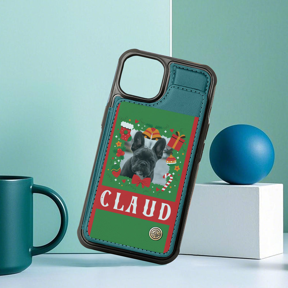 French Bulldog Personalized Card Holder for Pet Parents-fadou