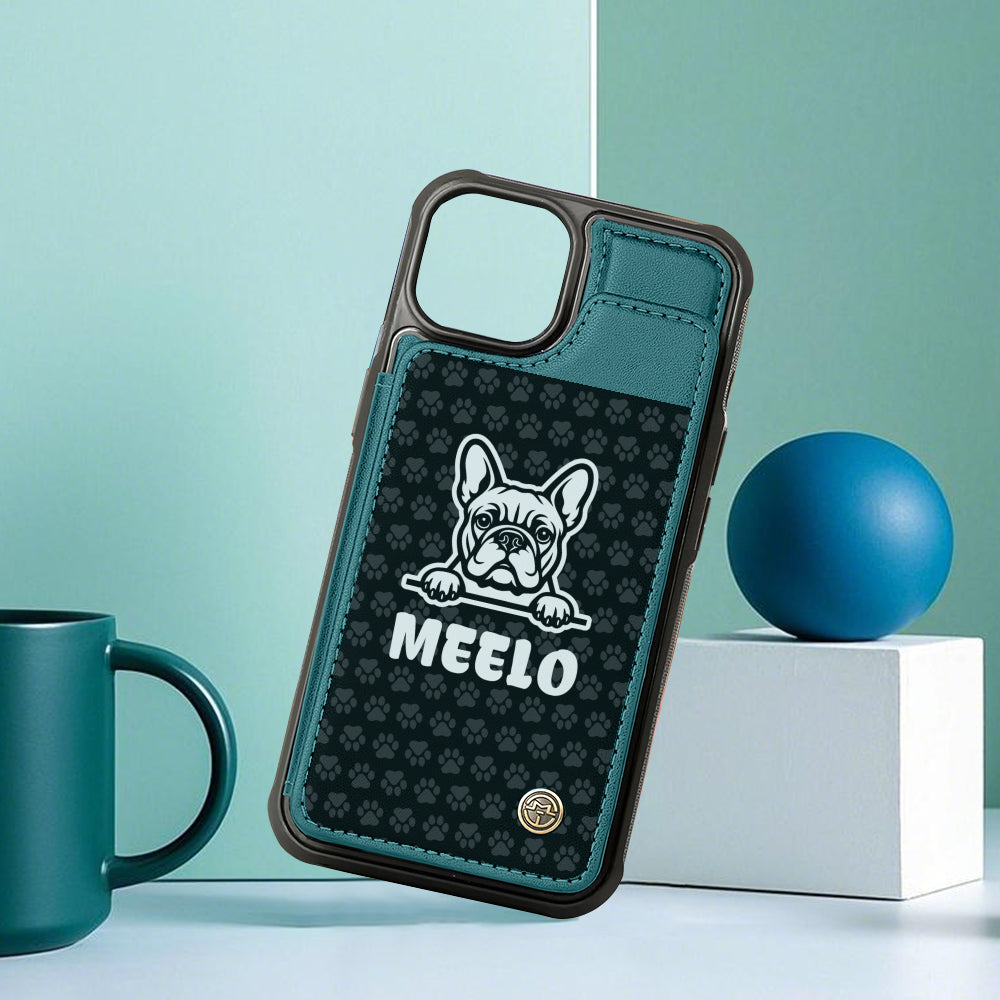 French Bulldog Personalized Card Holder for Bulldog Owners-fadou