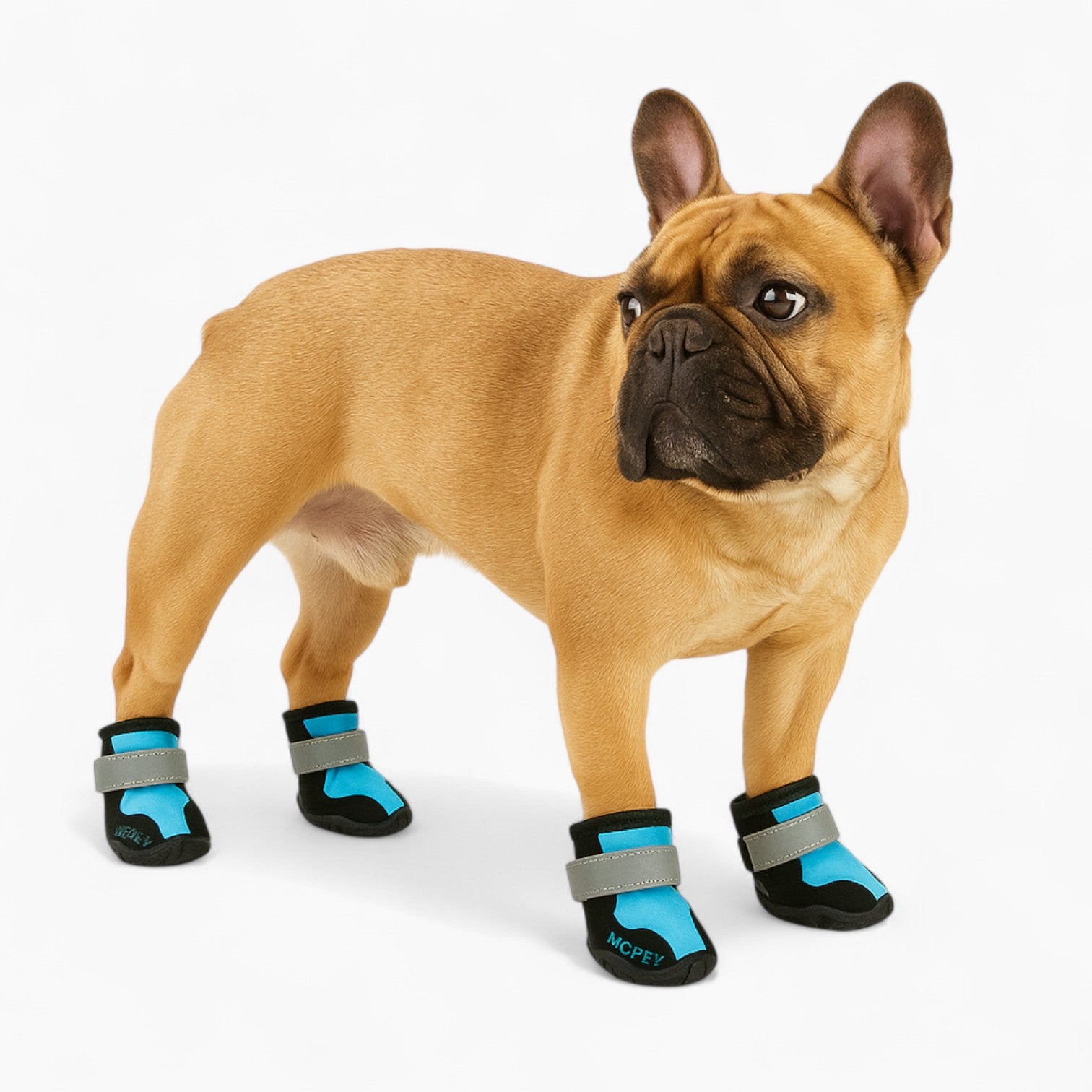 French Bulldog Waterproof Ankle Booties for Pet Parents-fadou