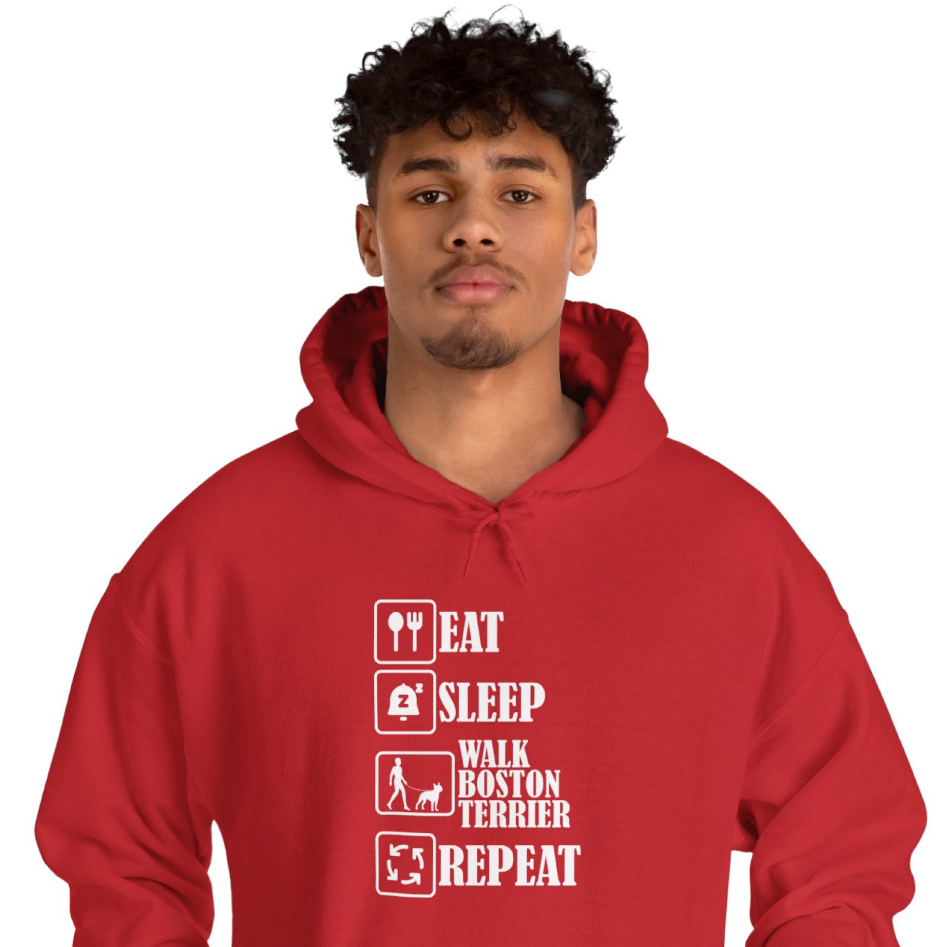 Clyde French Bulldog Fleece Hoodie for Frenchie Enthusiasts-fadou