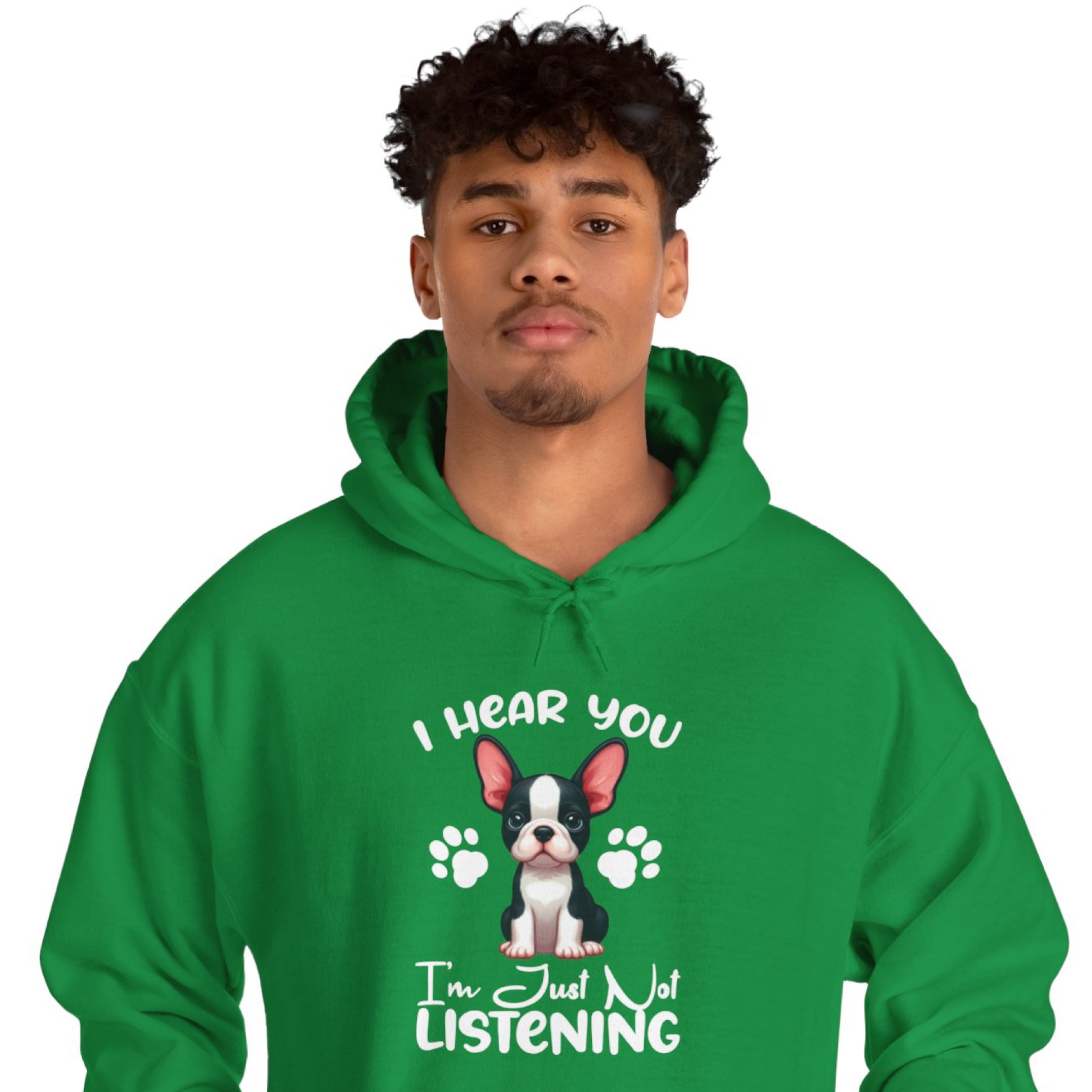 Ozzie French Bulldog Fleece Hoodie for Frenchie Enthusiasts-fadou