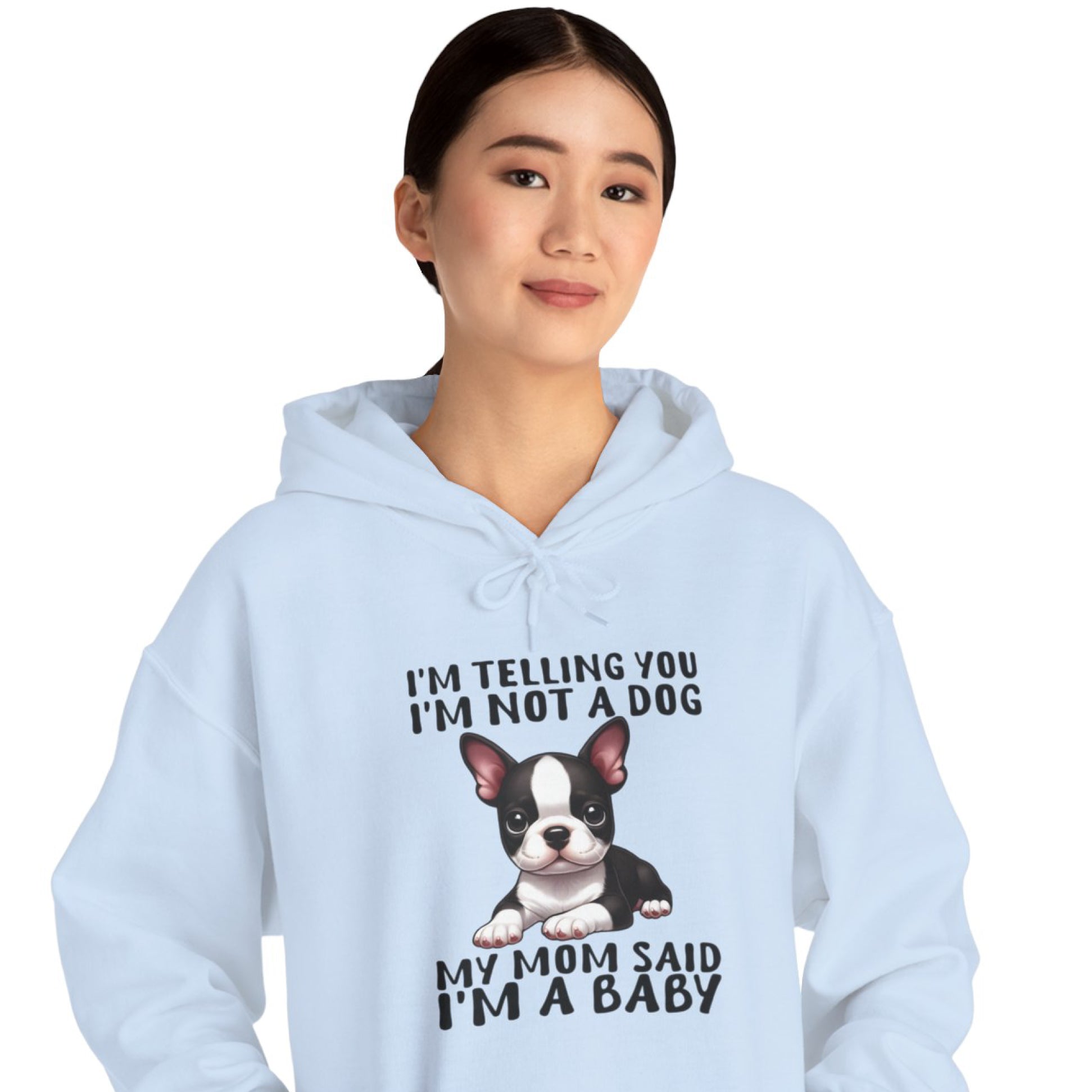 Maya French Bulldog Cotton Sweatshirt for Frenchie Enthusiasts-fadou