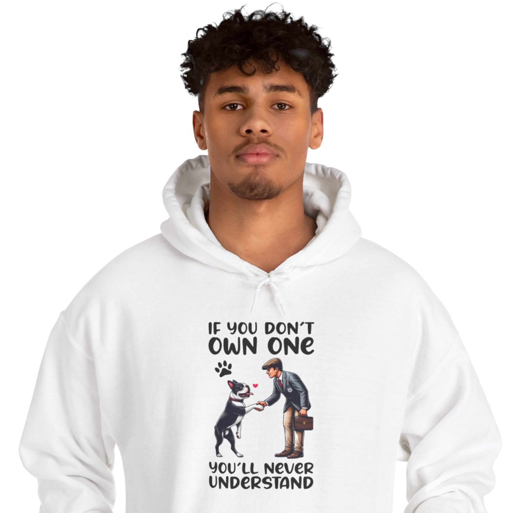 Sinatra French Bulldog Fleece Hoodie for Frenchie Enthusiasts-fadou