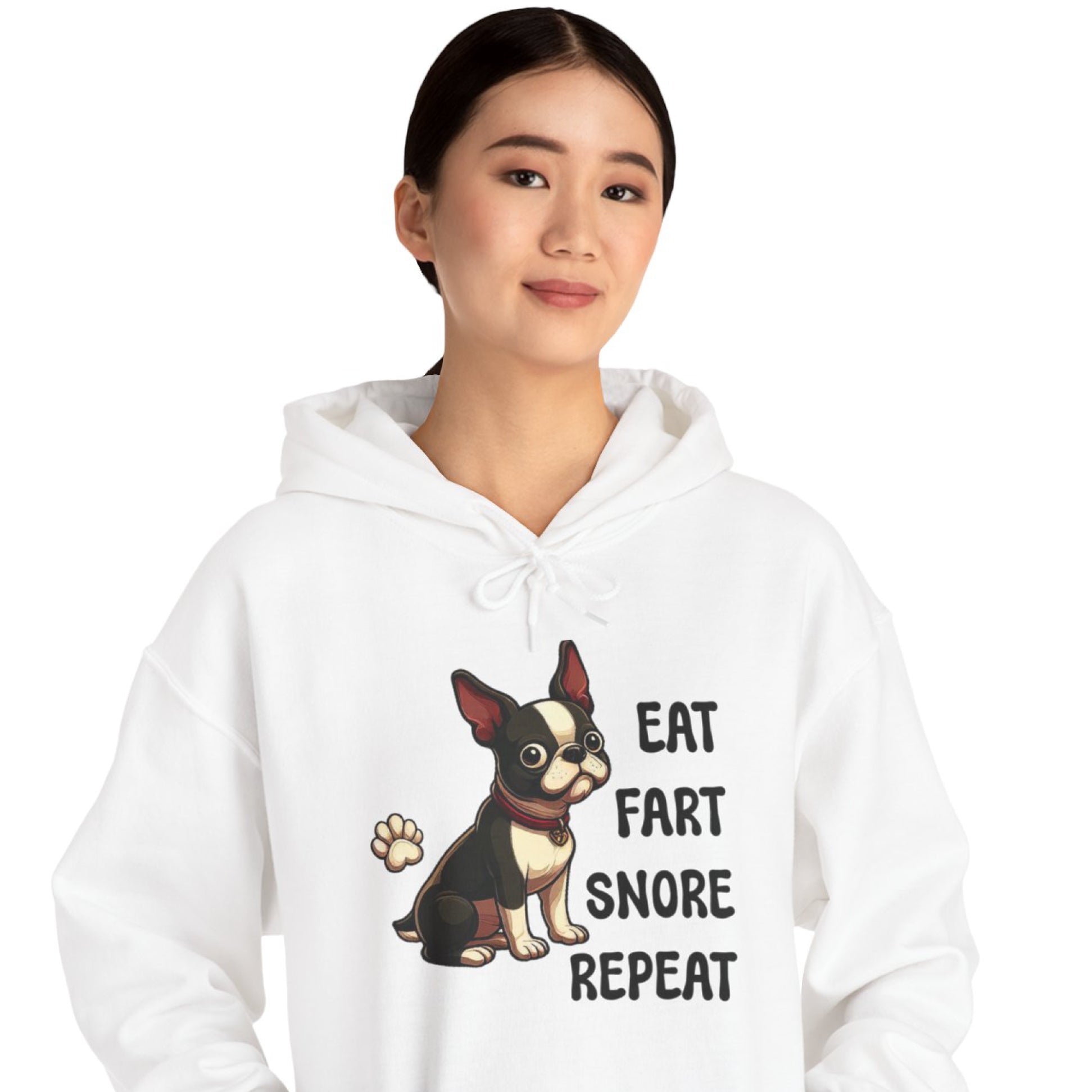 Richie French Bulldog Fleece Hoodie for Dog Moms & Dads-fadou