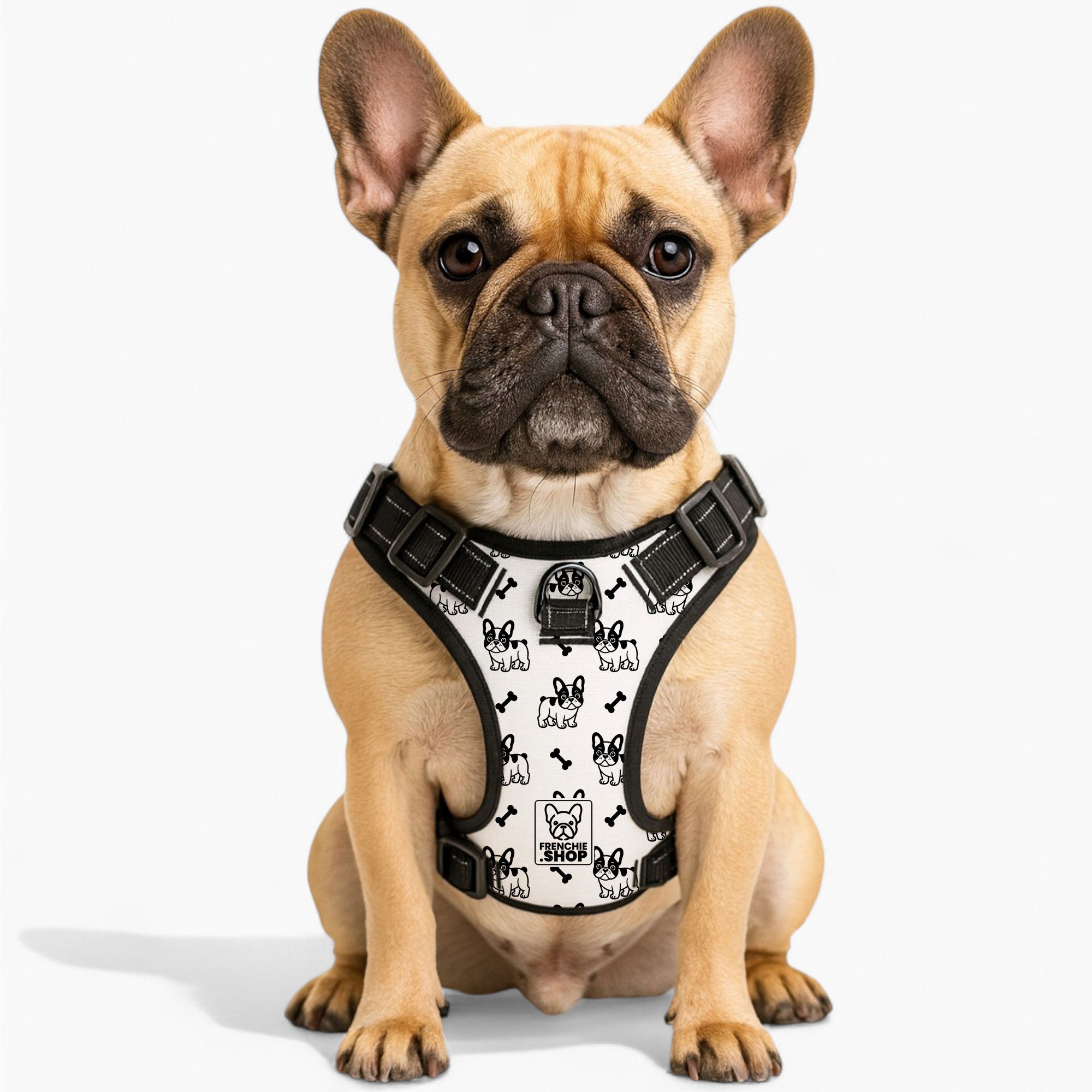 French Bulldog No-Pull Dog Harness for Outdoor Adventures-fadou