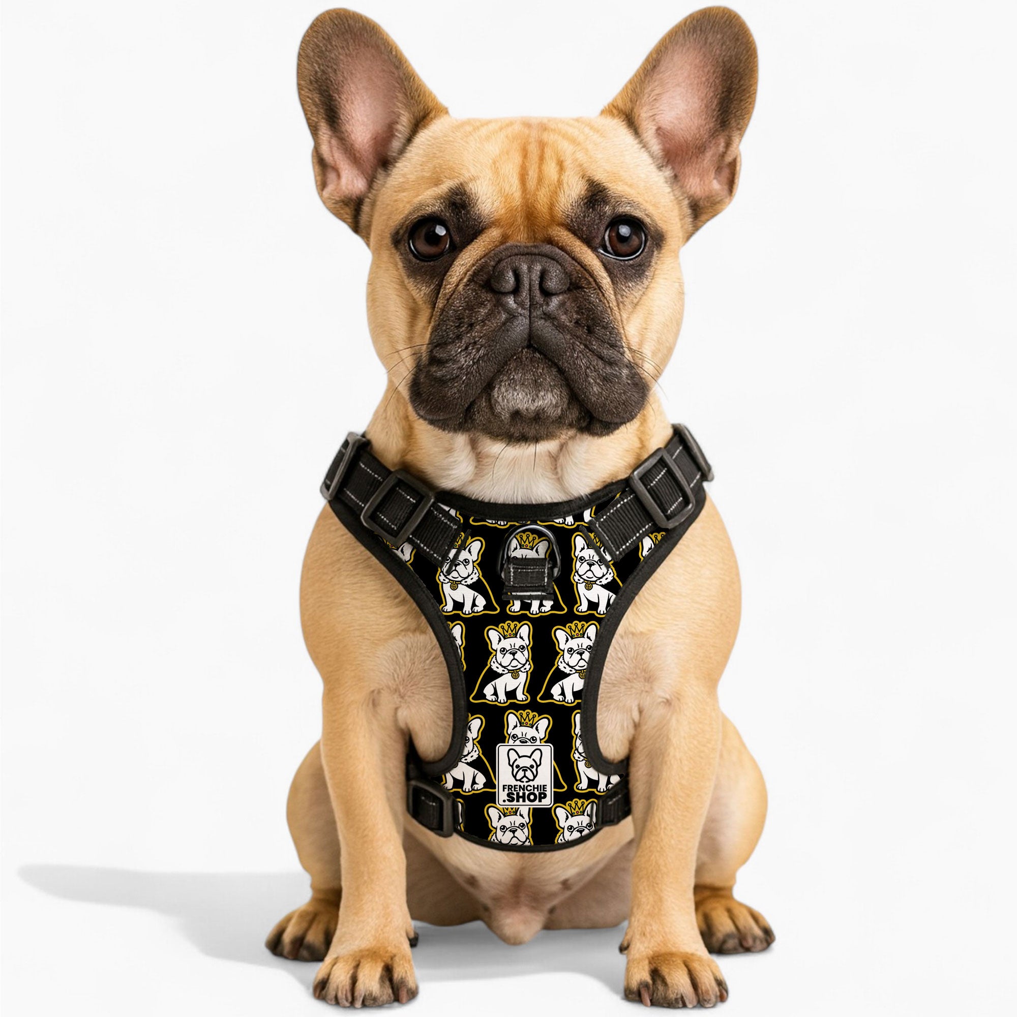 French Bulldog No-Pull No-Pull Vest for Brachycephalic Dogs-fadou