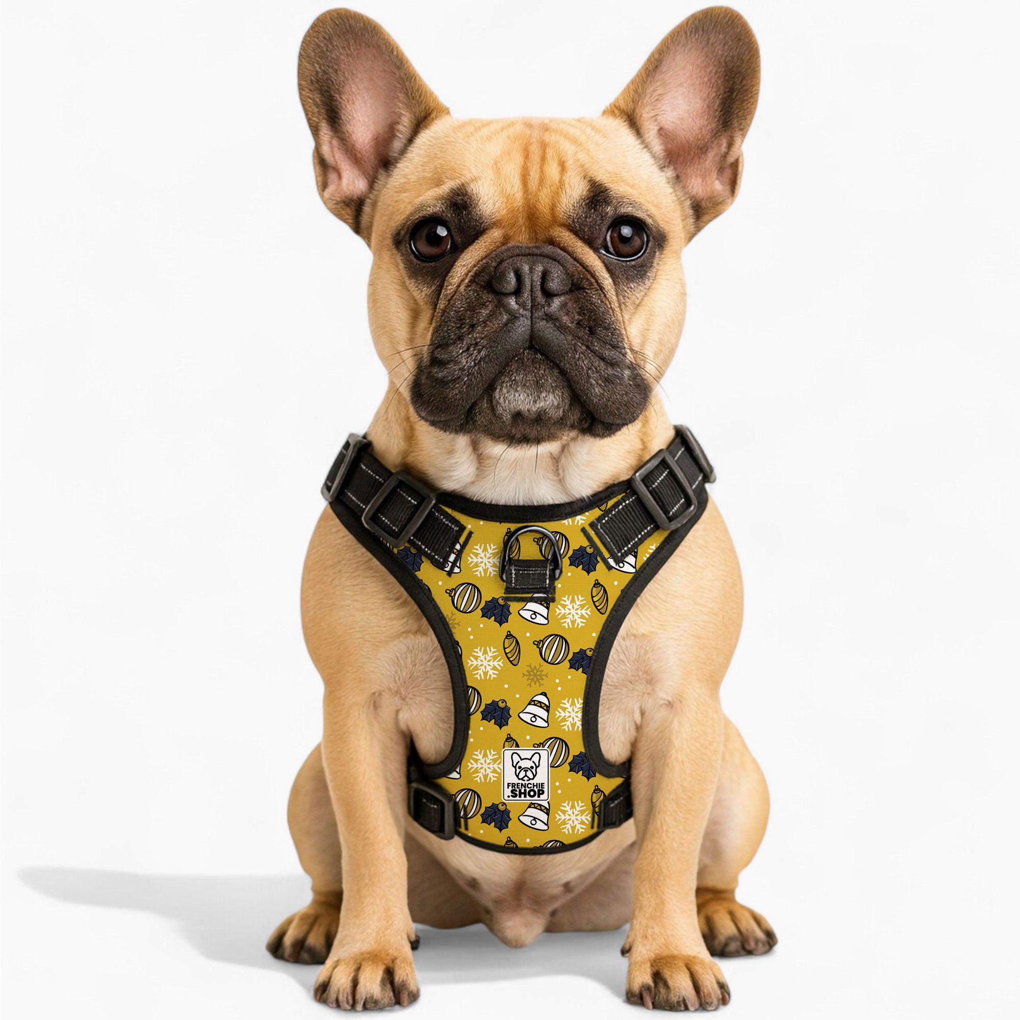 French Bulldog No-Pull Walking Harness for Small Breeds-fadou