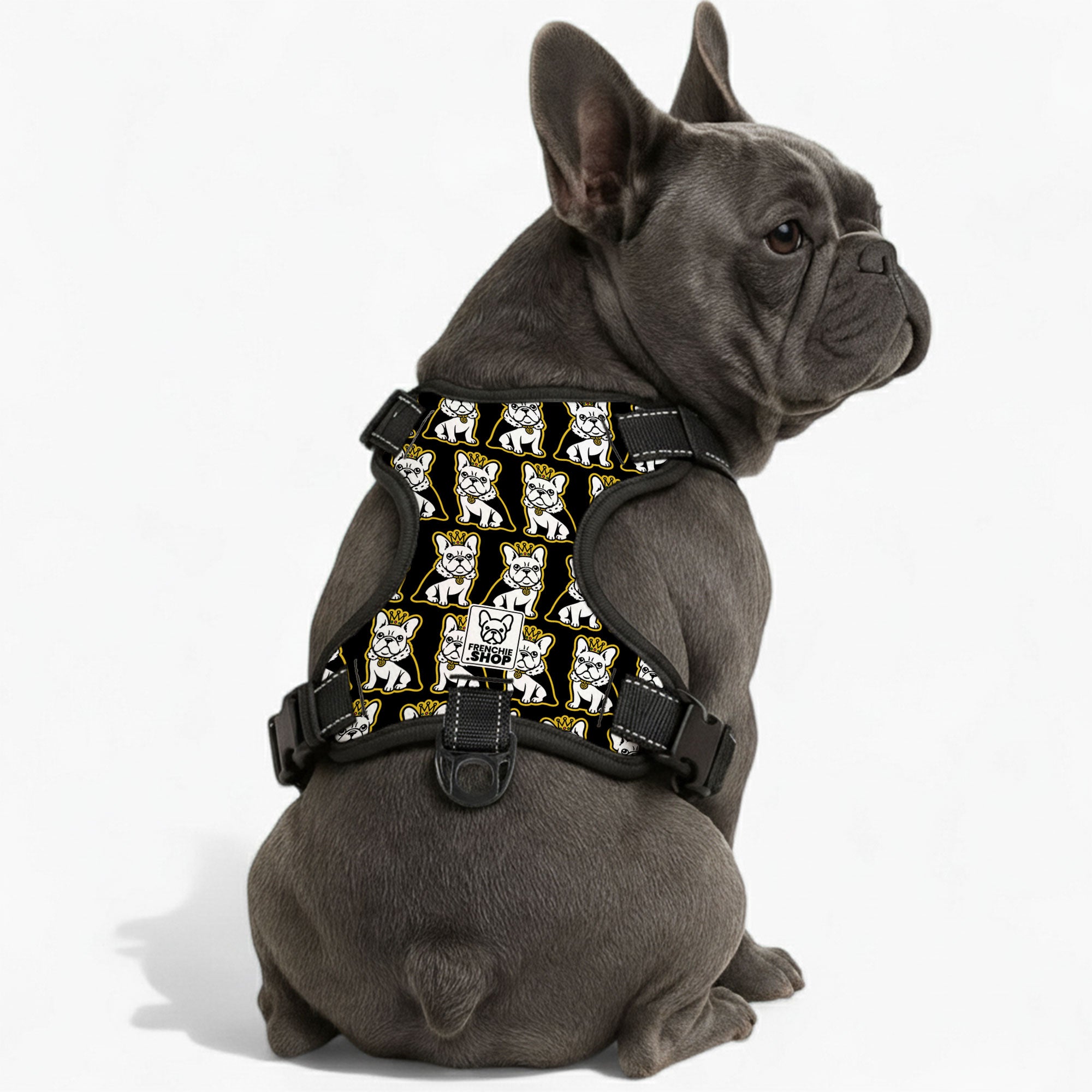 French Bulldog No-Pull No-Pull Vest for Brachycephalic Dogs-fadou