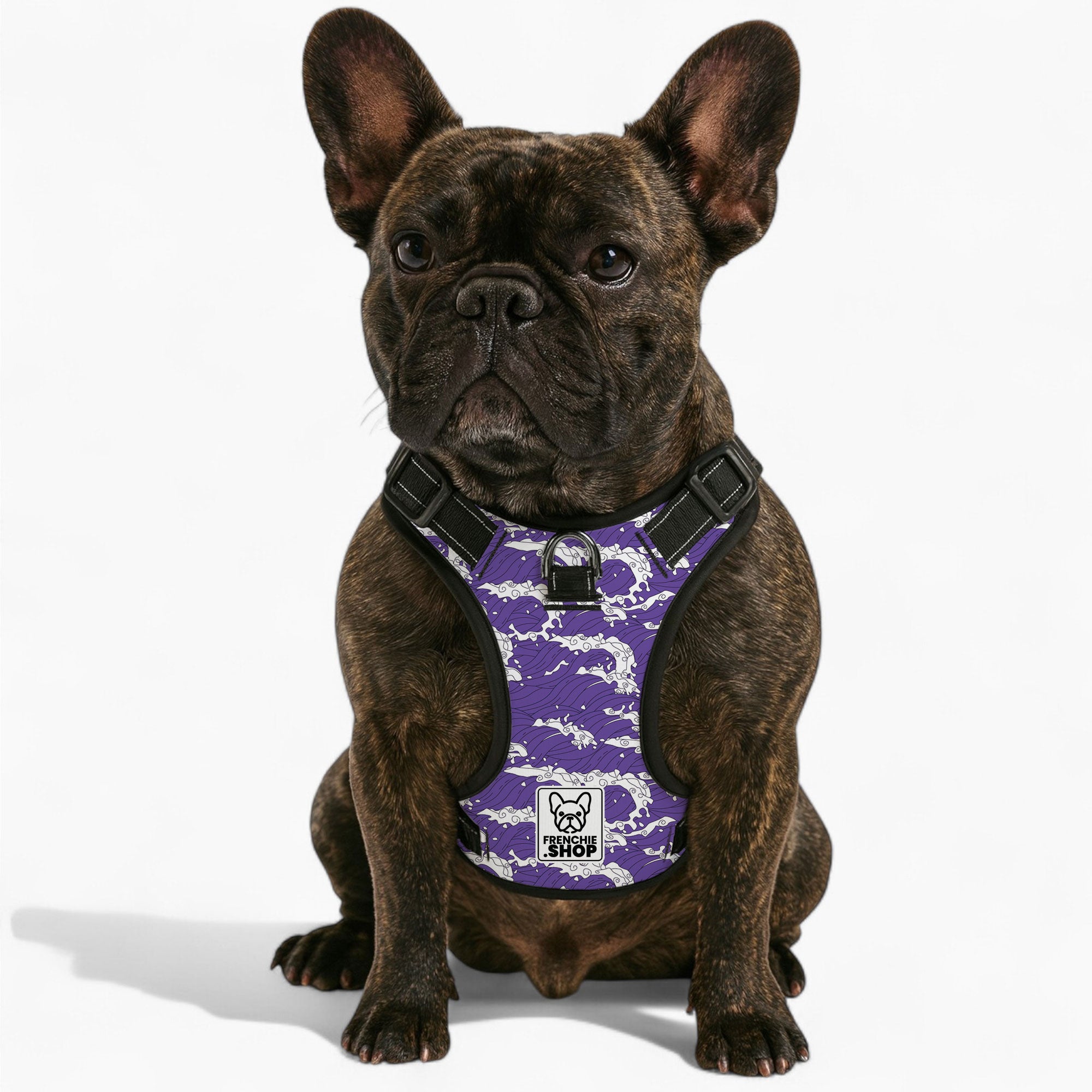 French Bulldog No-Pull Chest Harness for Brachycephalic Dogs-fadou