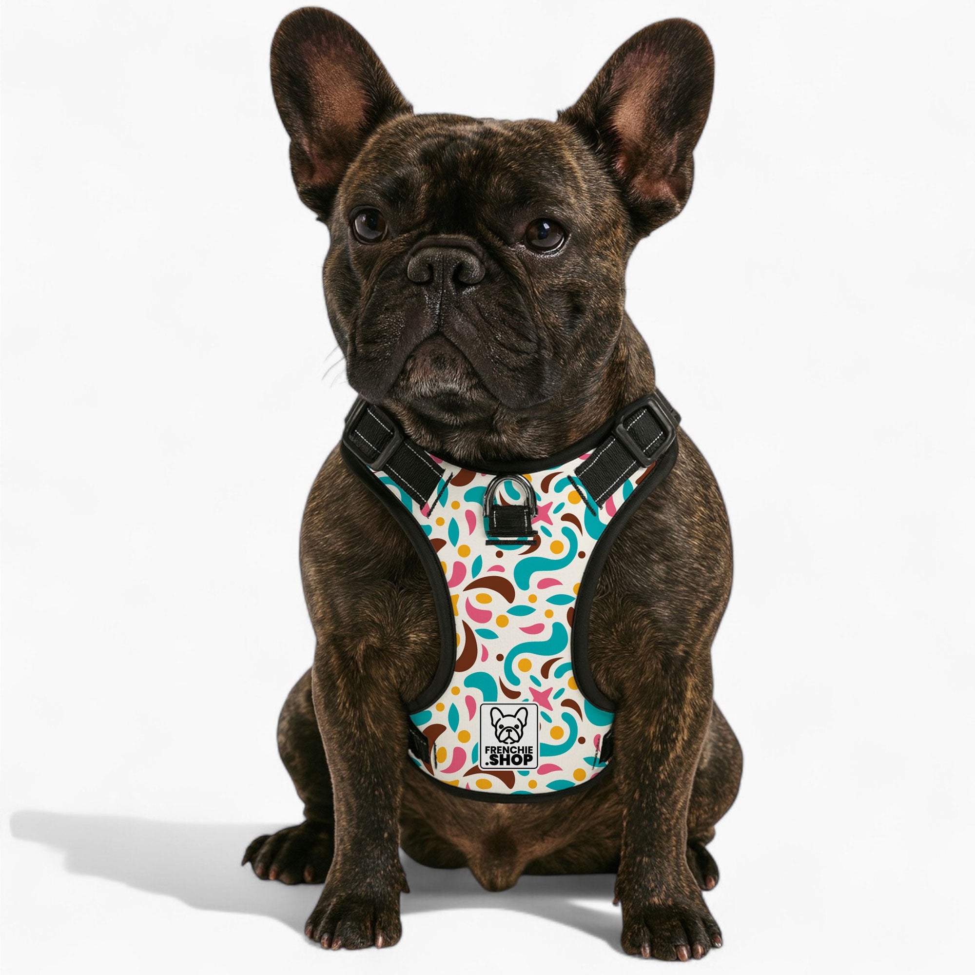 French Bulldog No-Pull Walking Harness for French Bulldogs-fadou