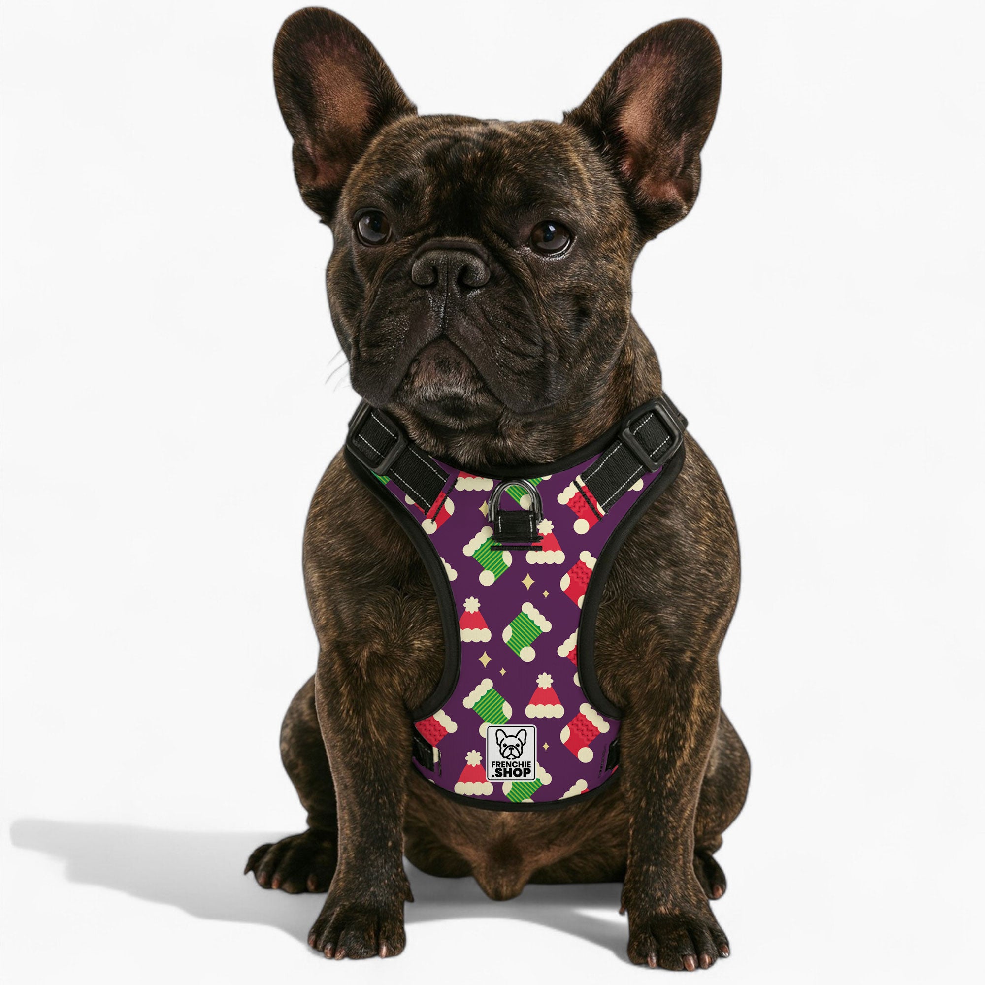 French Bulldog No-Pull Walking Harness for Brachycephalic Dogs-fadou