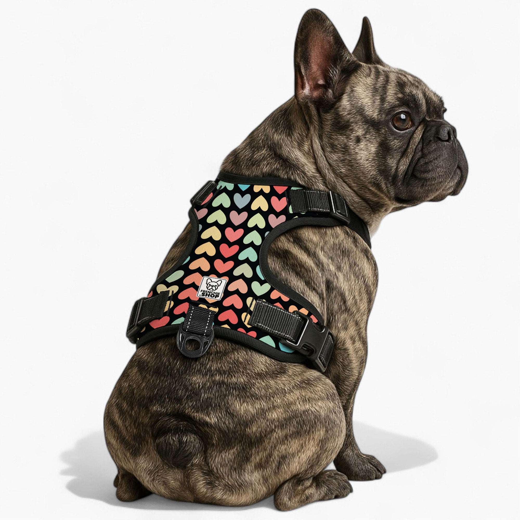 French Bulldog No-Pull No-Pull Vest for Outdoor Adventures-fadou