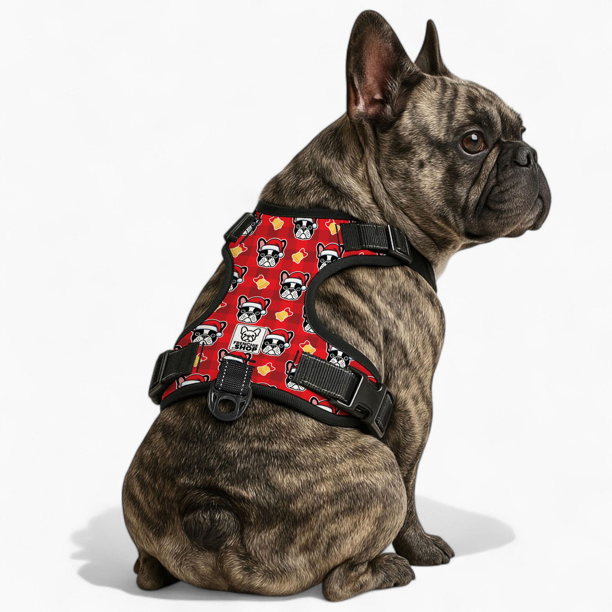 French Bulldog No-Pull Walking Harness for Training Sessions-fadou