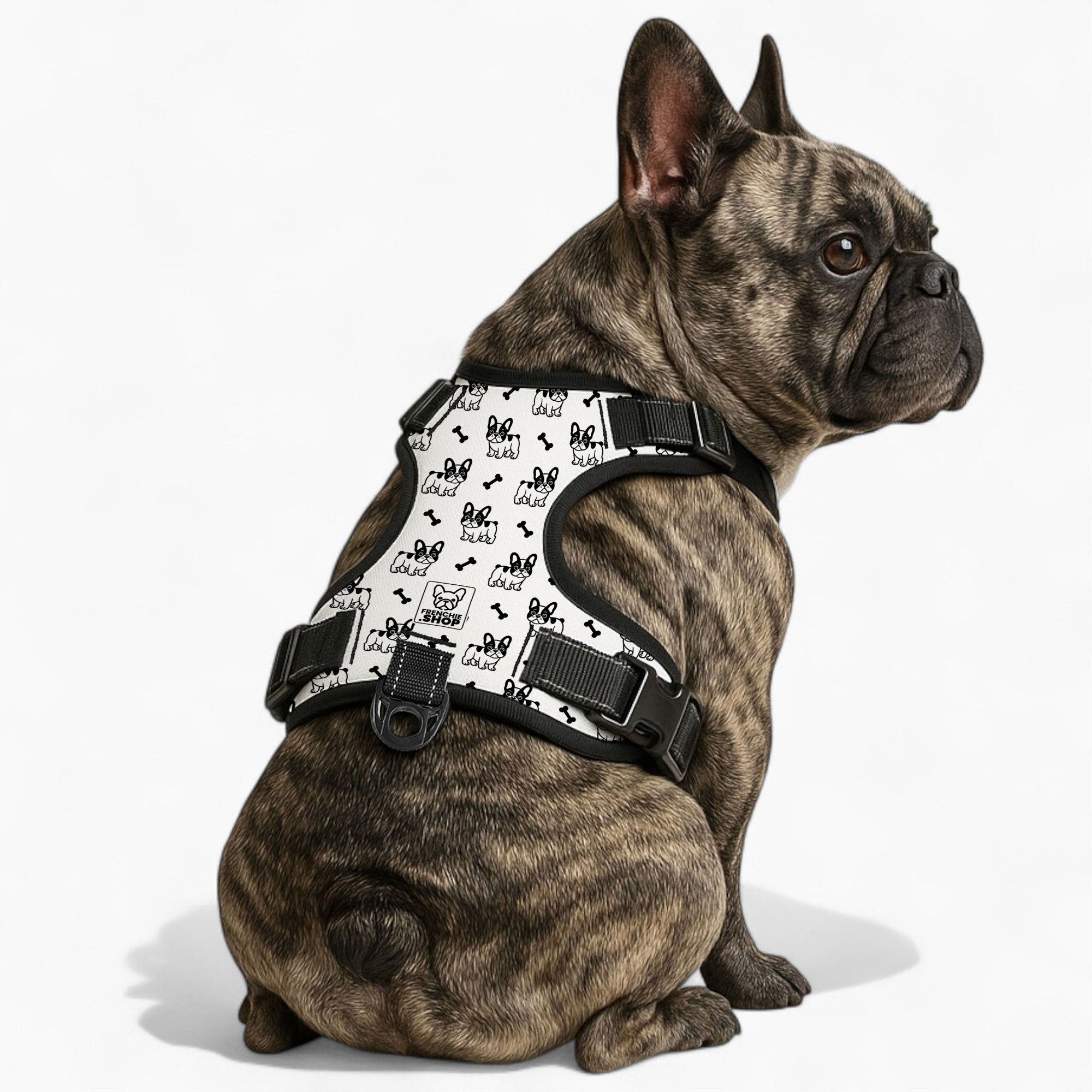 French Bulldog No-Pull Dog Harness for Outdoor Adventures-fadou