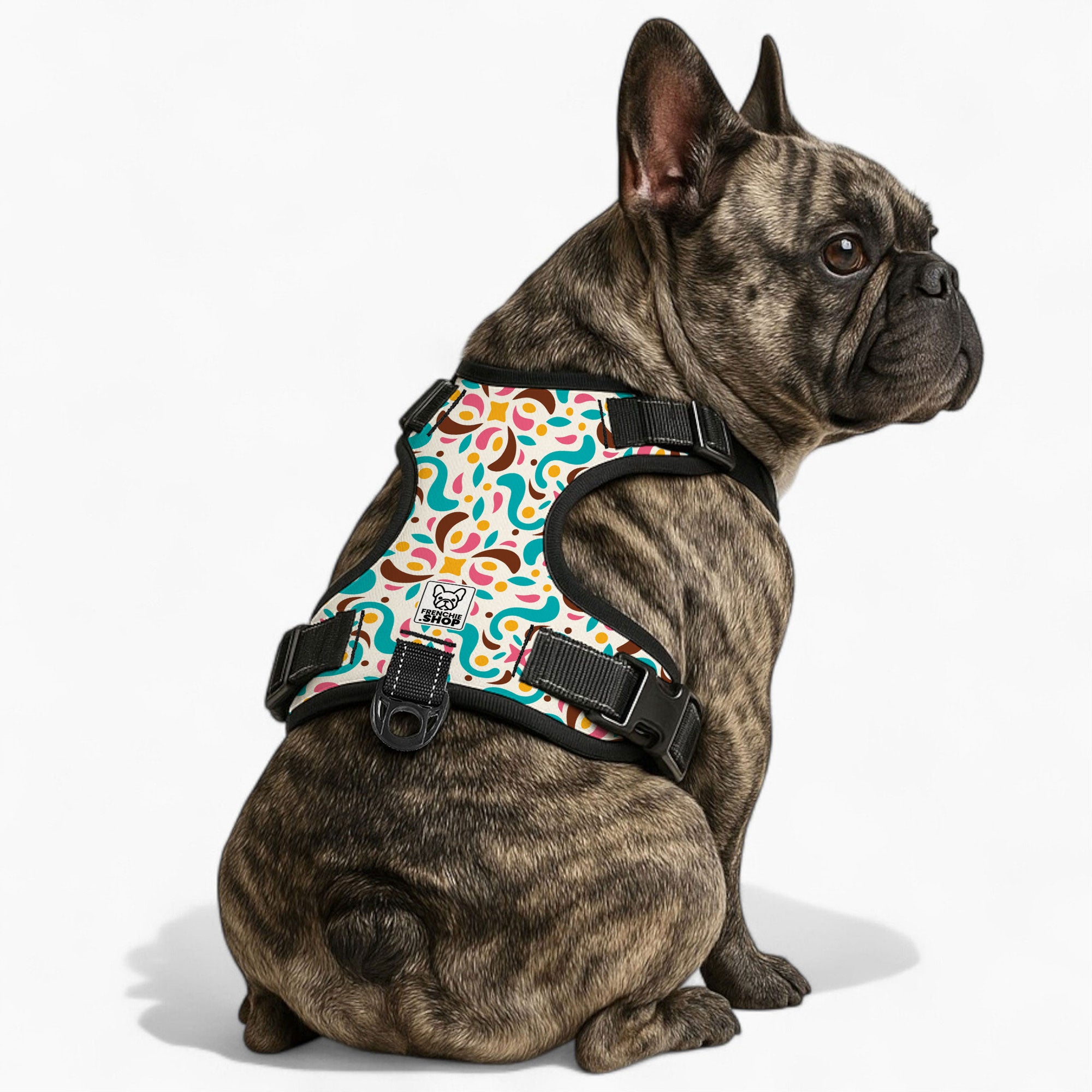 French Bulldog No-Pull Walking Harness for French Bulldogs-fadou