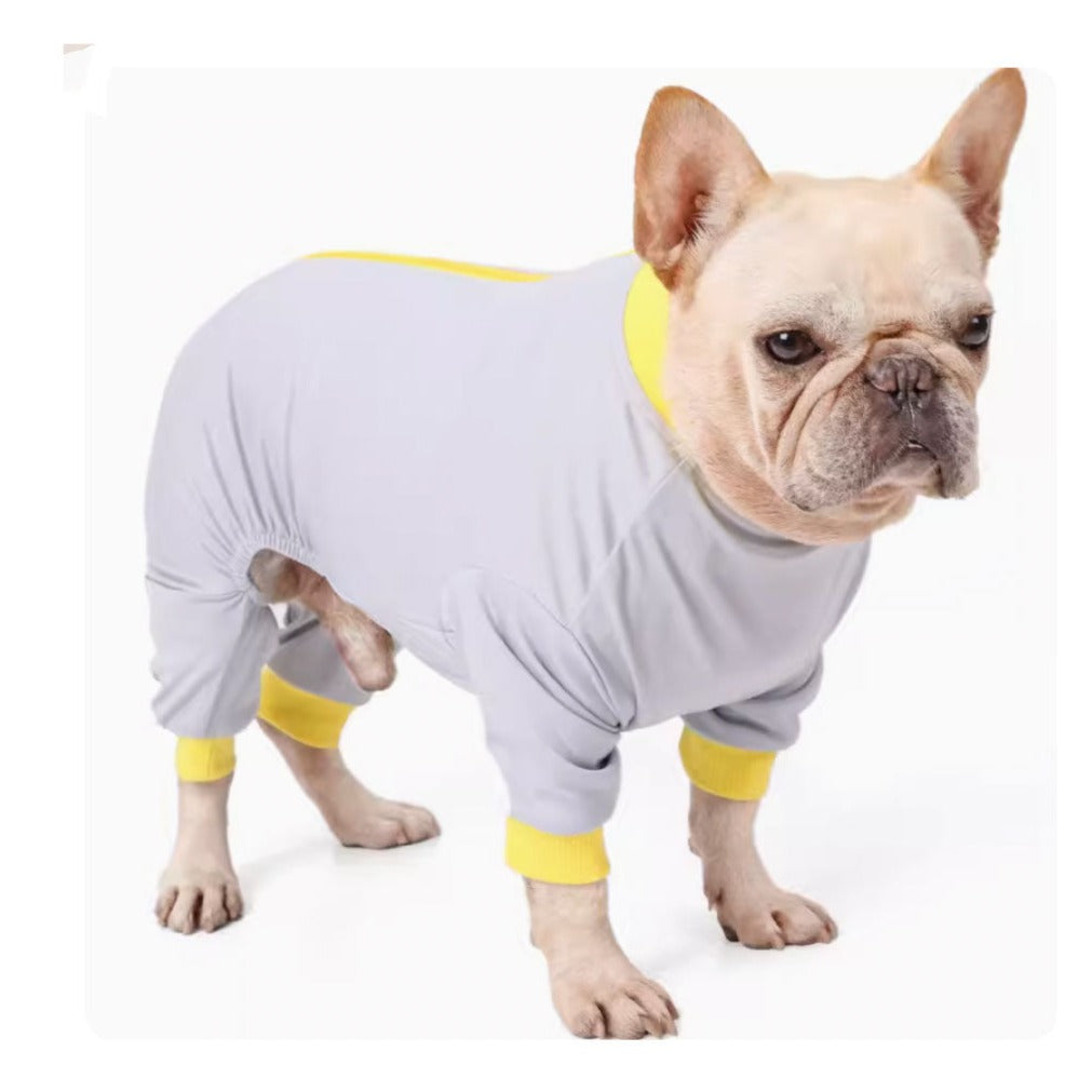 French Bulldog Warm Sleepwear Pajamas for Dog Moms & Dads-fadou