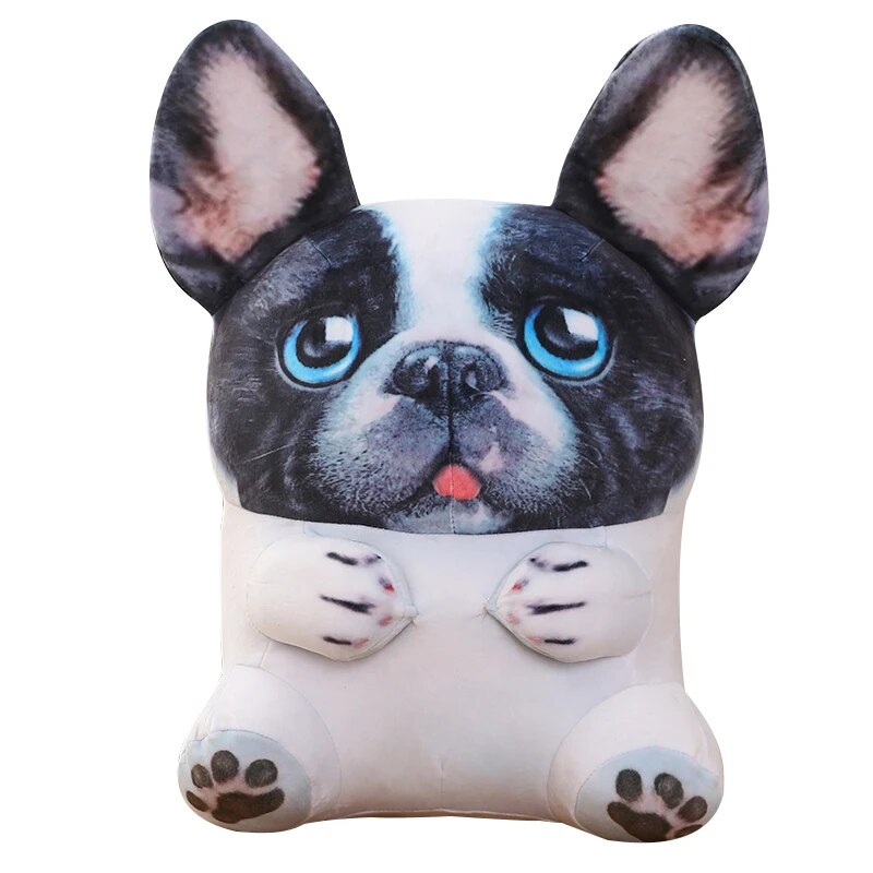 FrenchieHugs Plush Decorative Pillow for Frenchie Enthusiasts-fadou