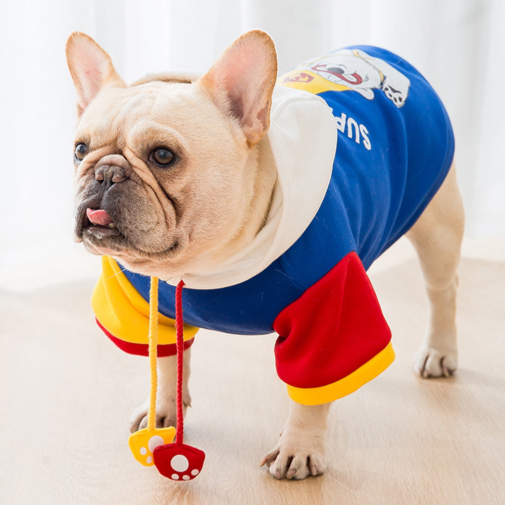 Super French Bulldog Pet Sweatshirt for French Bulldogs-fadou