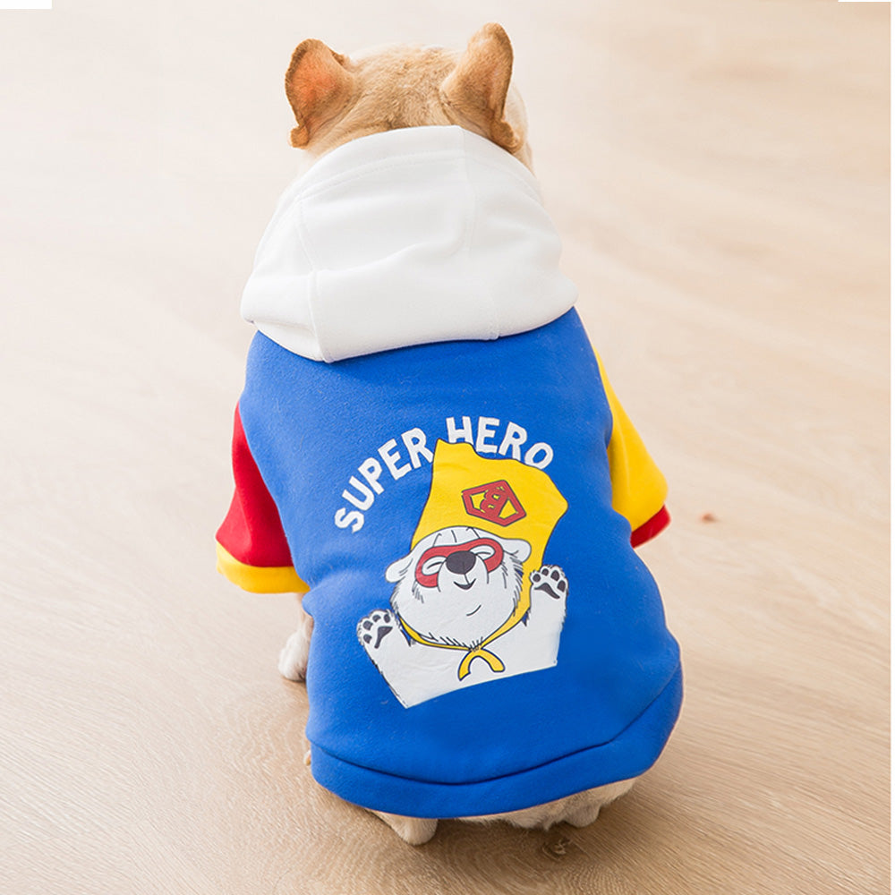 Super French Bulldog Pet Sweatshirt for French Bulldogs-fadou