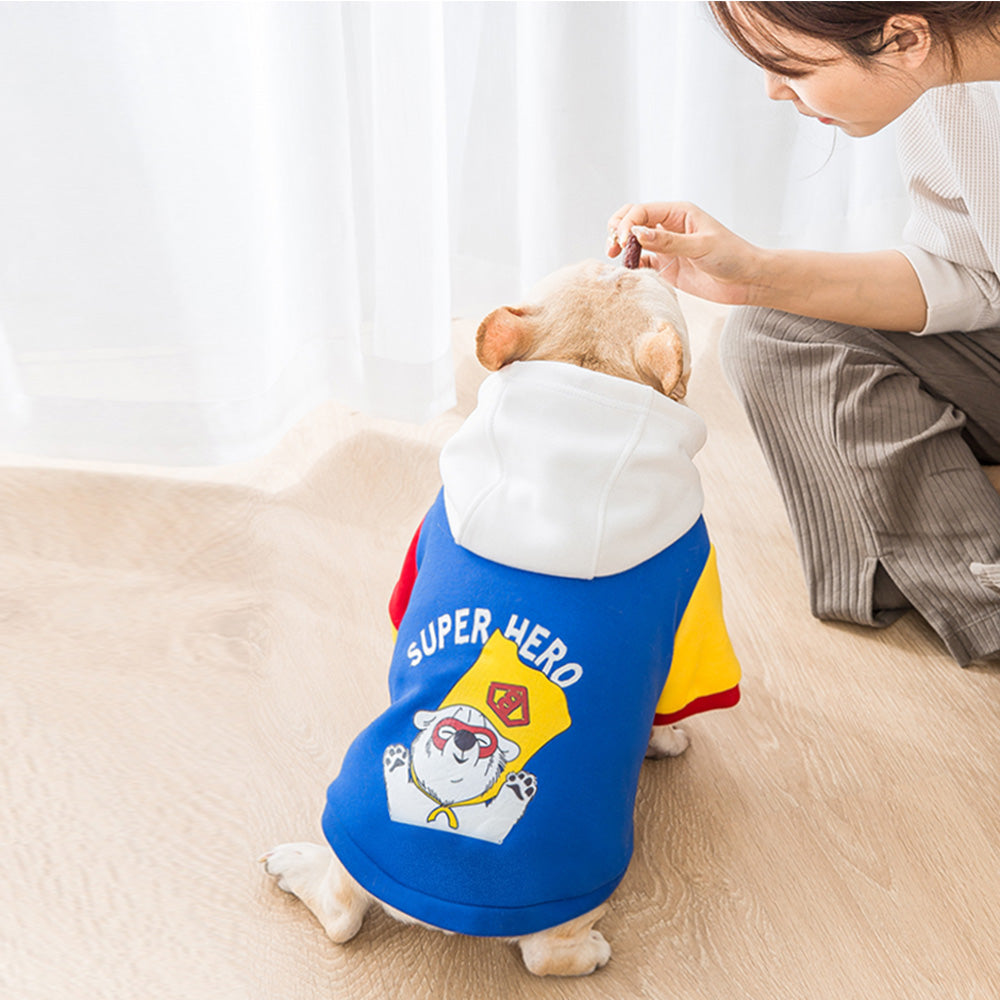 Super French Bulldog Pet Sweatshirt for French Bulldogs-fadou