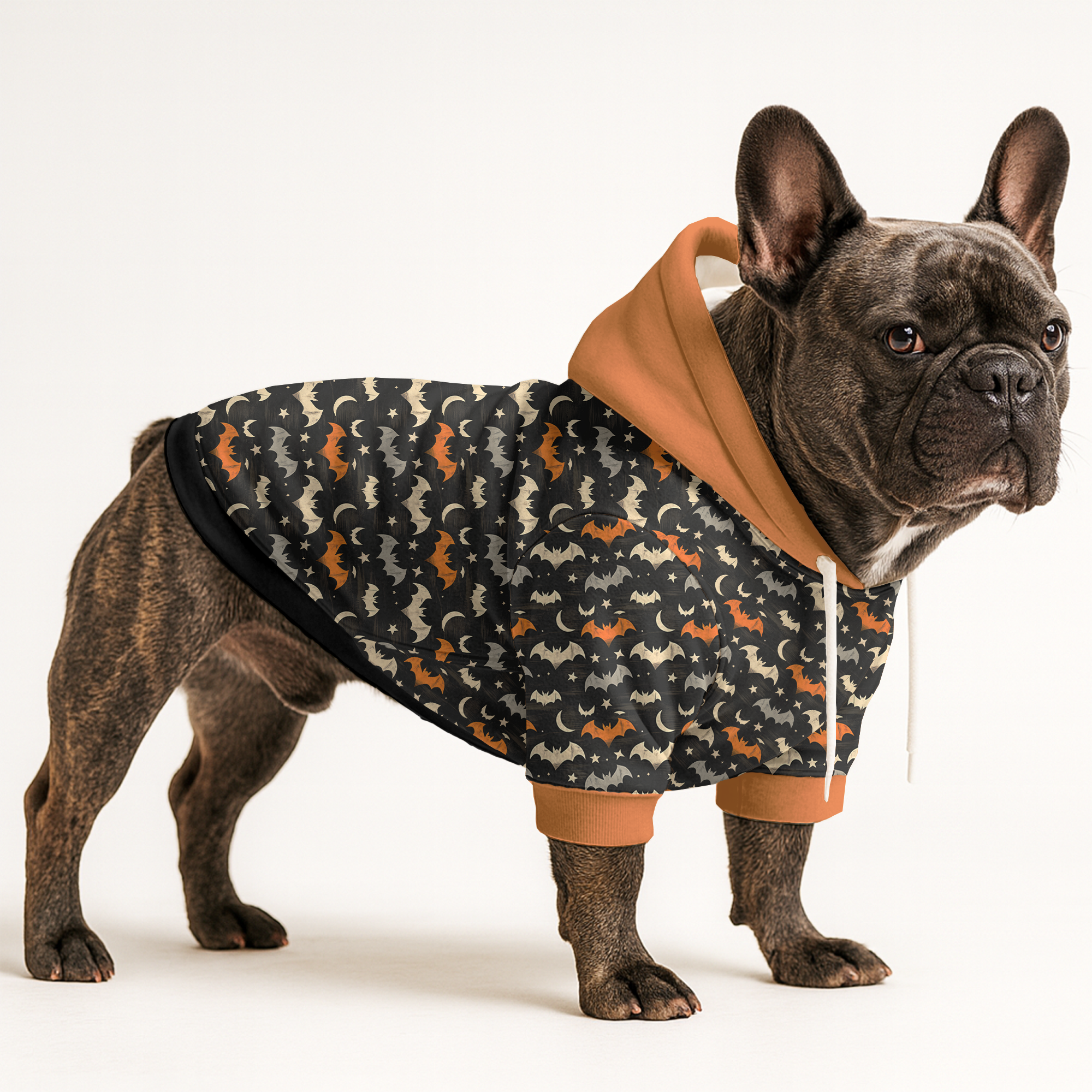 French Bulldog Halloween Pet Sweatshirt for Stocky Dogs-fadou