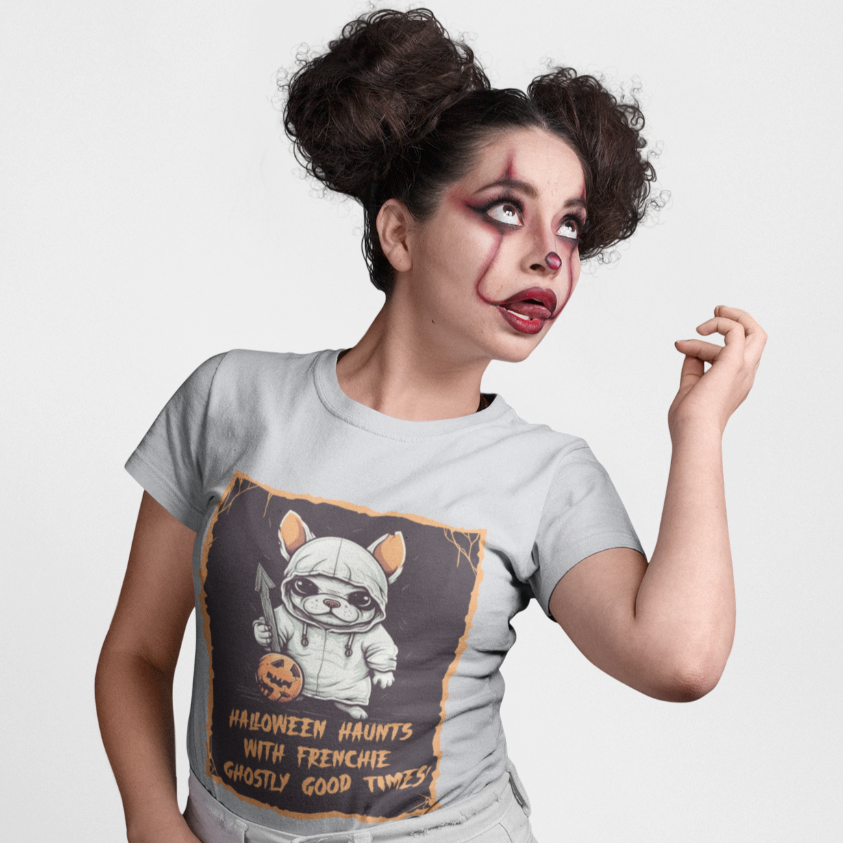 Pawsitively French Bulldog Dog Lover Tee for Frenchie Enthusiasts-fadou