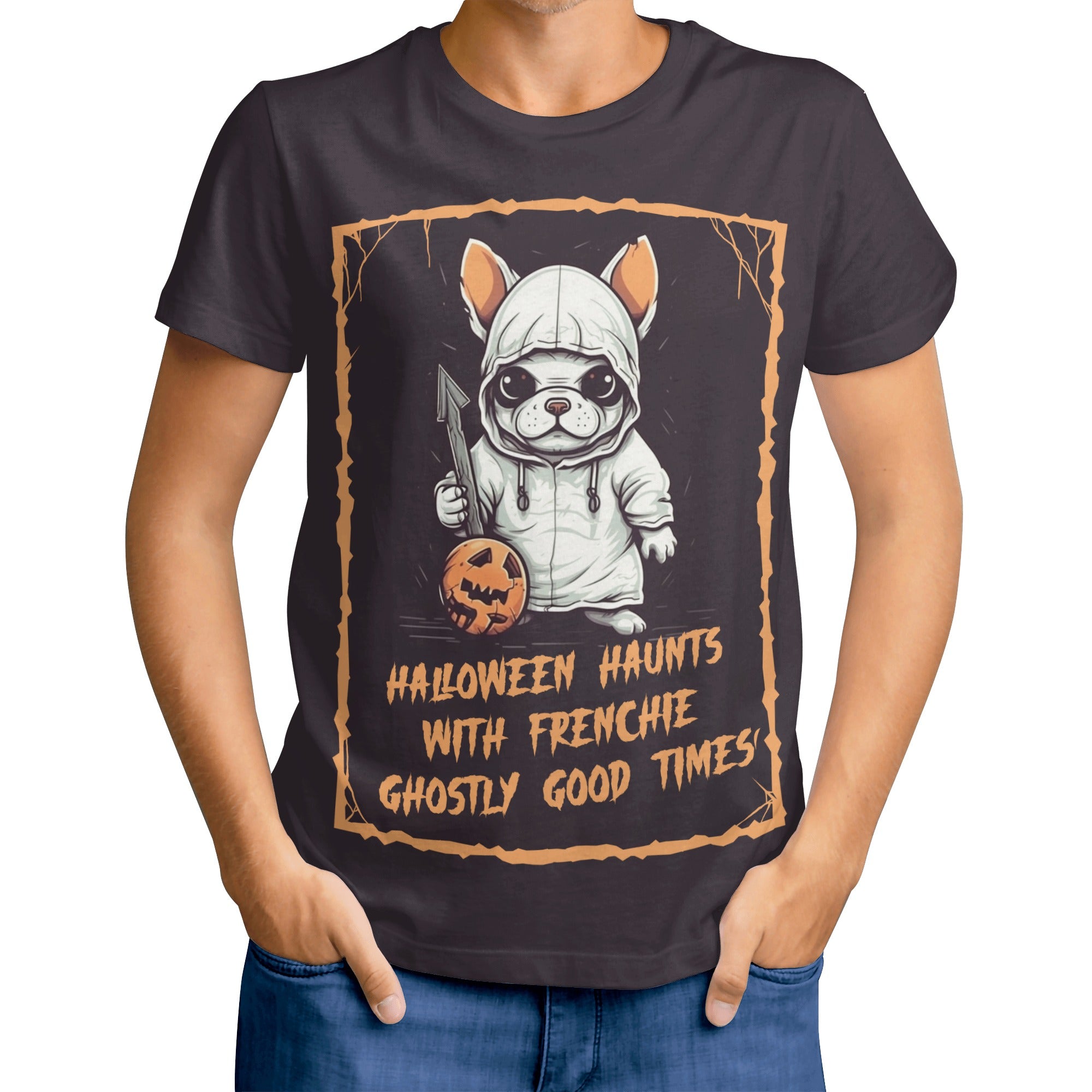 French Bulldog Halloween Dog Lover Tee for Dog Moms & Dads-fadou
