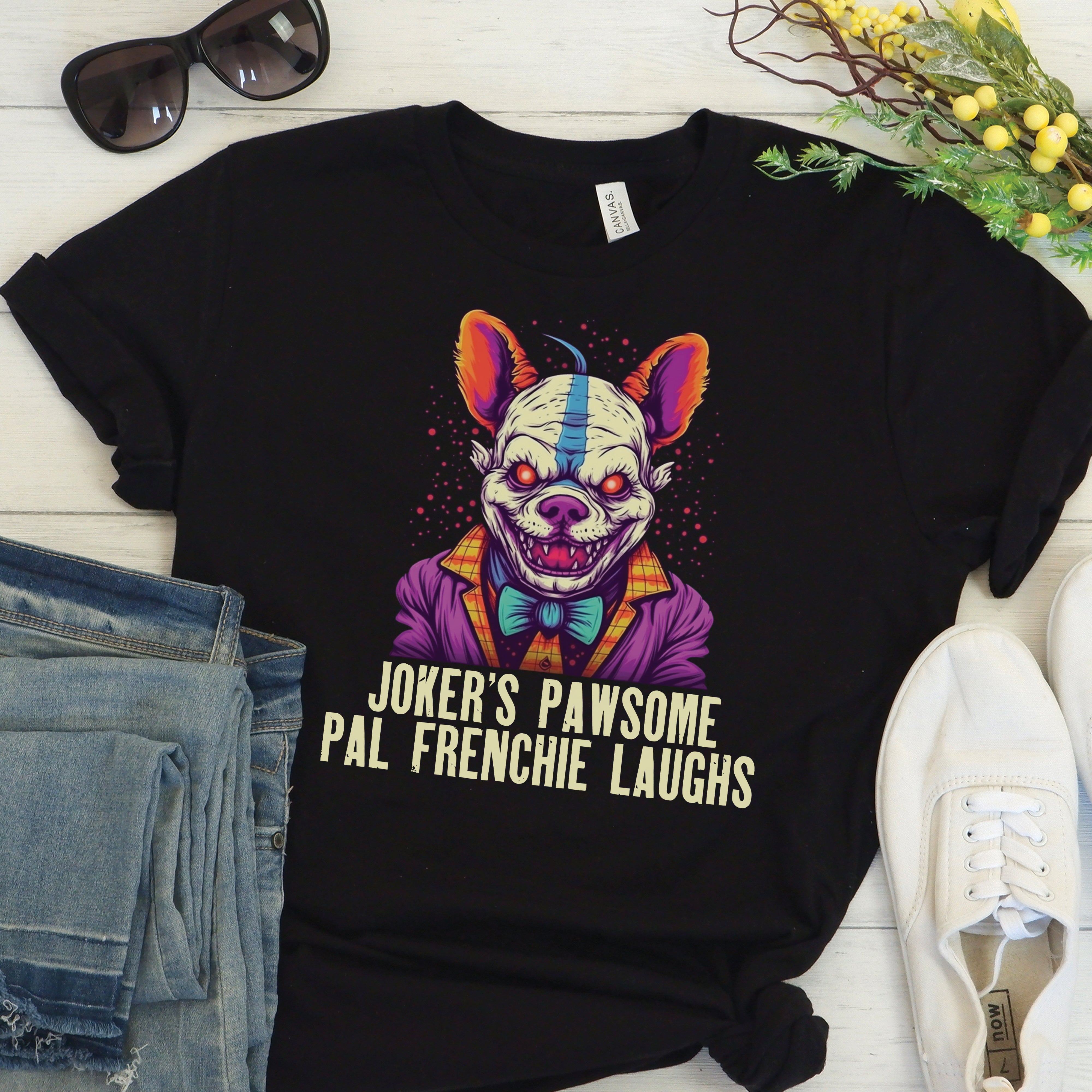 French Bulldog Halloween Dog Lover Tee for Bulldog Owners-fadou