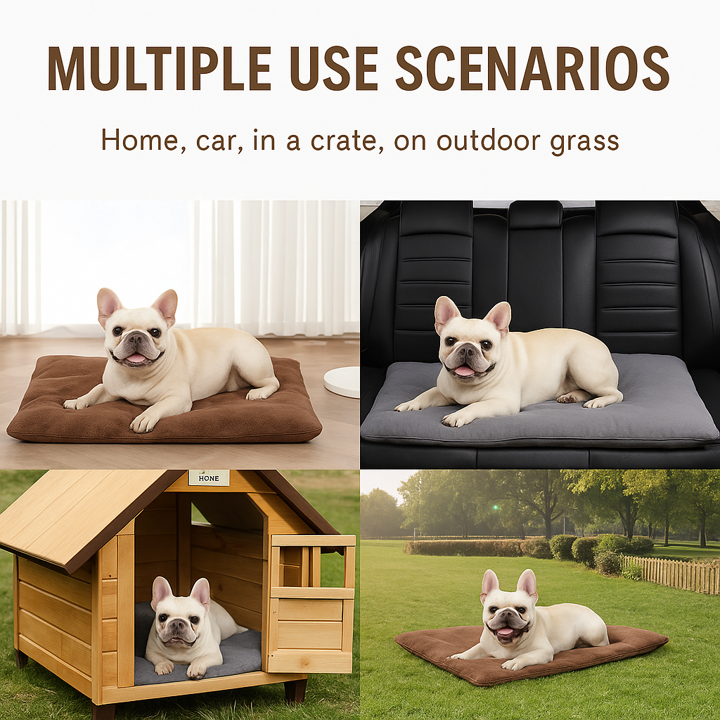 French Bulldog Reflective Sleep Nest for Training Sessions-fadou