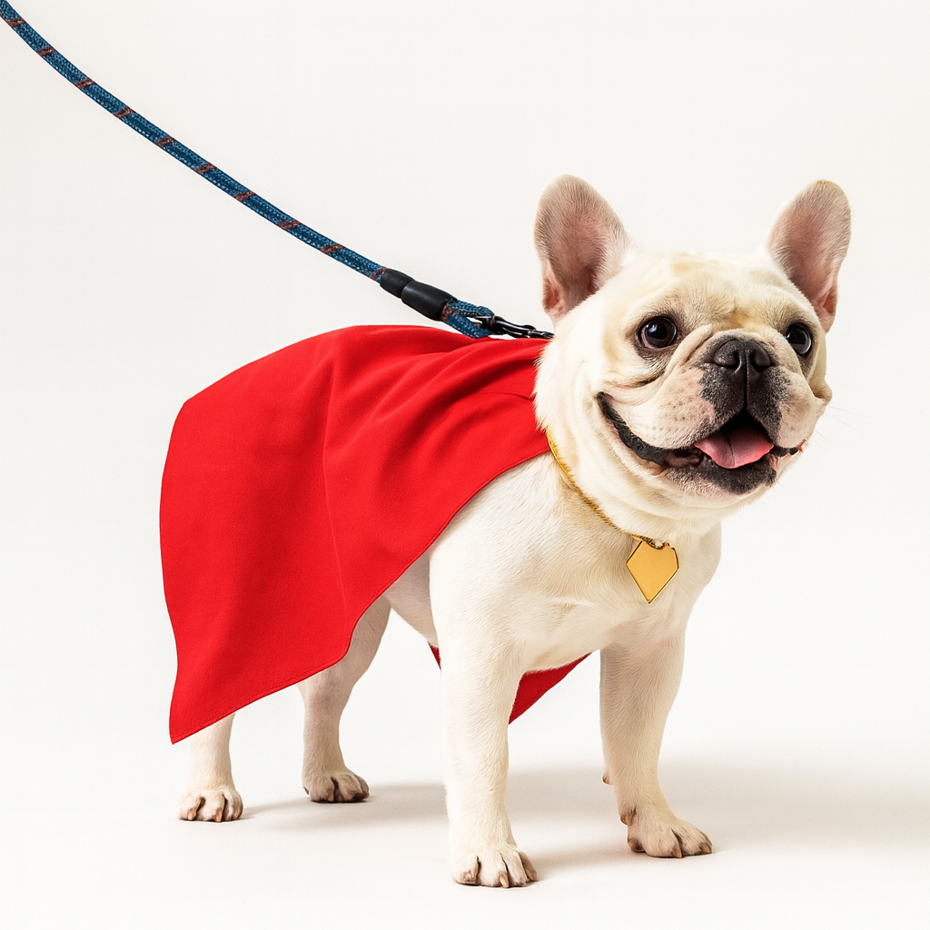 HeroPup French Bulldog Dog Costume for Brachycephalic Dogs-fadou