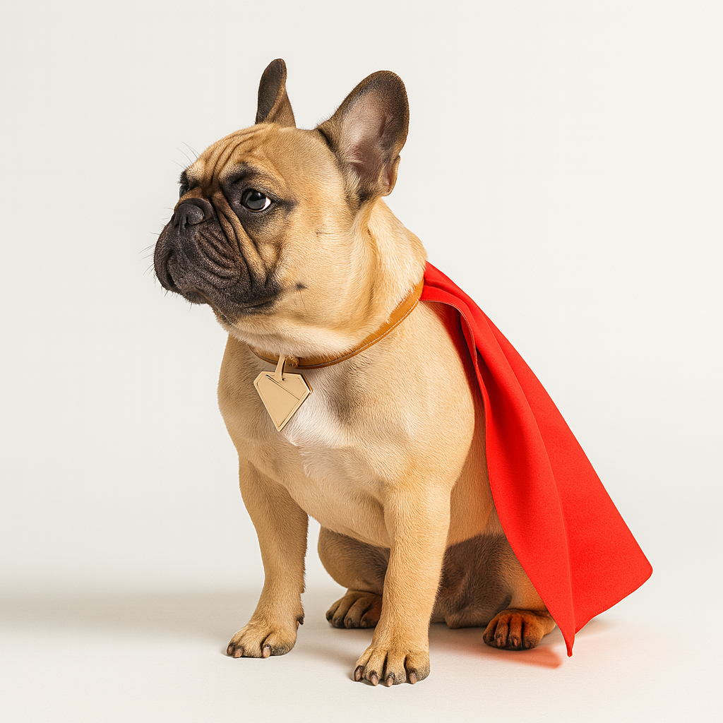 HeroPup French Bulldog Dog Costume for Brachycephalic Dogs-fadou