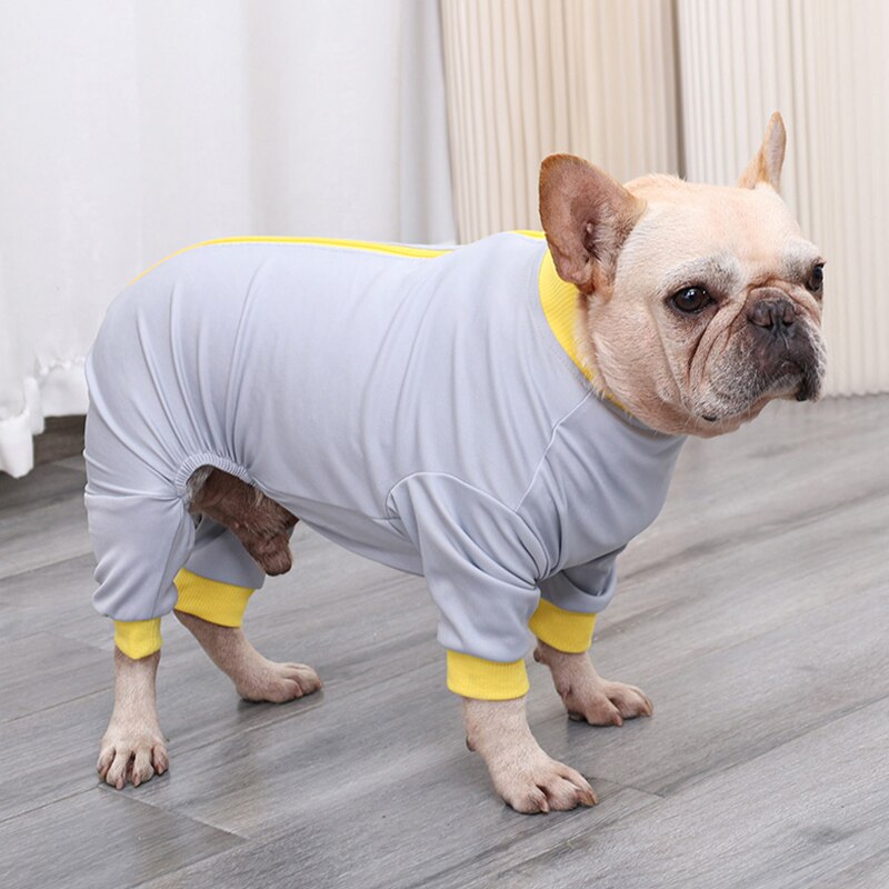 French Bulldog Warm Sleepwear Pajamas for Dog Moms & Dads-fadou