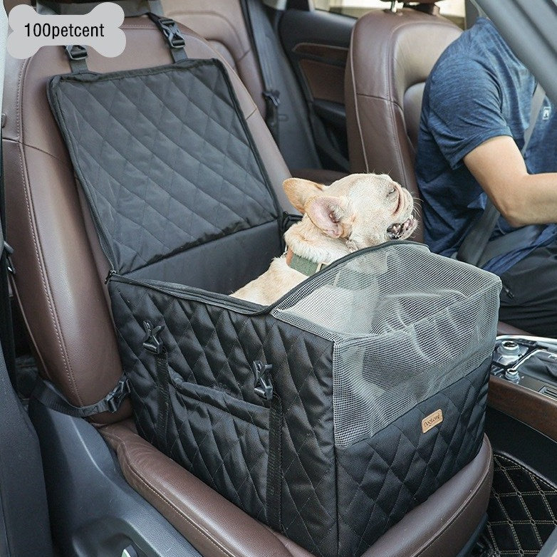 French Bulldog Car Seat Cover 3 in 1 for Short-Nosed Dogs-fadou