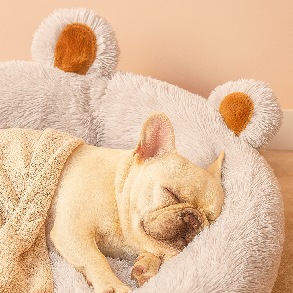 Hibernate French Bulldog Cozy Sofa Bed for Short-Nosed Dogs-fadou