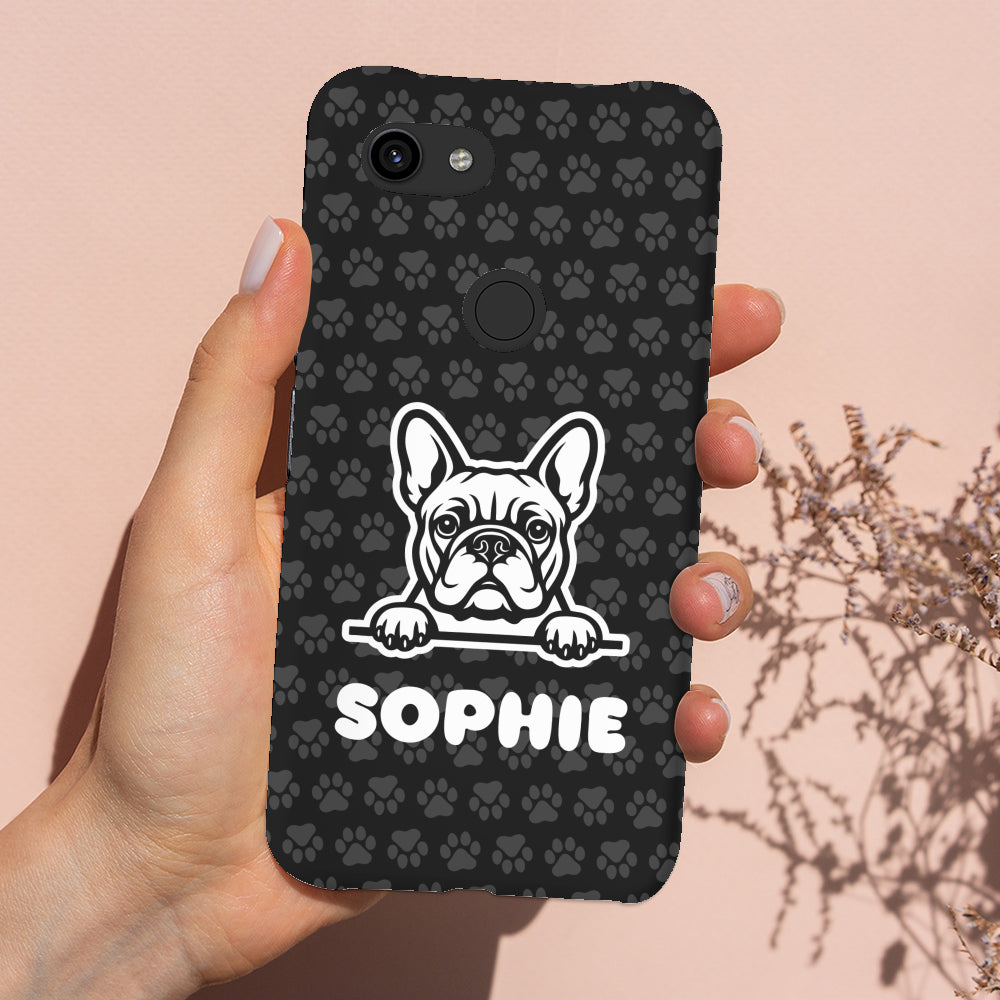 French Bulldog Personalized Phone Case for Dog Moms & Dads-fadou