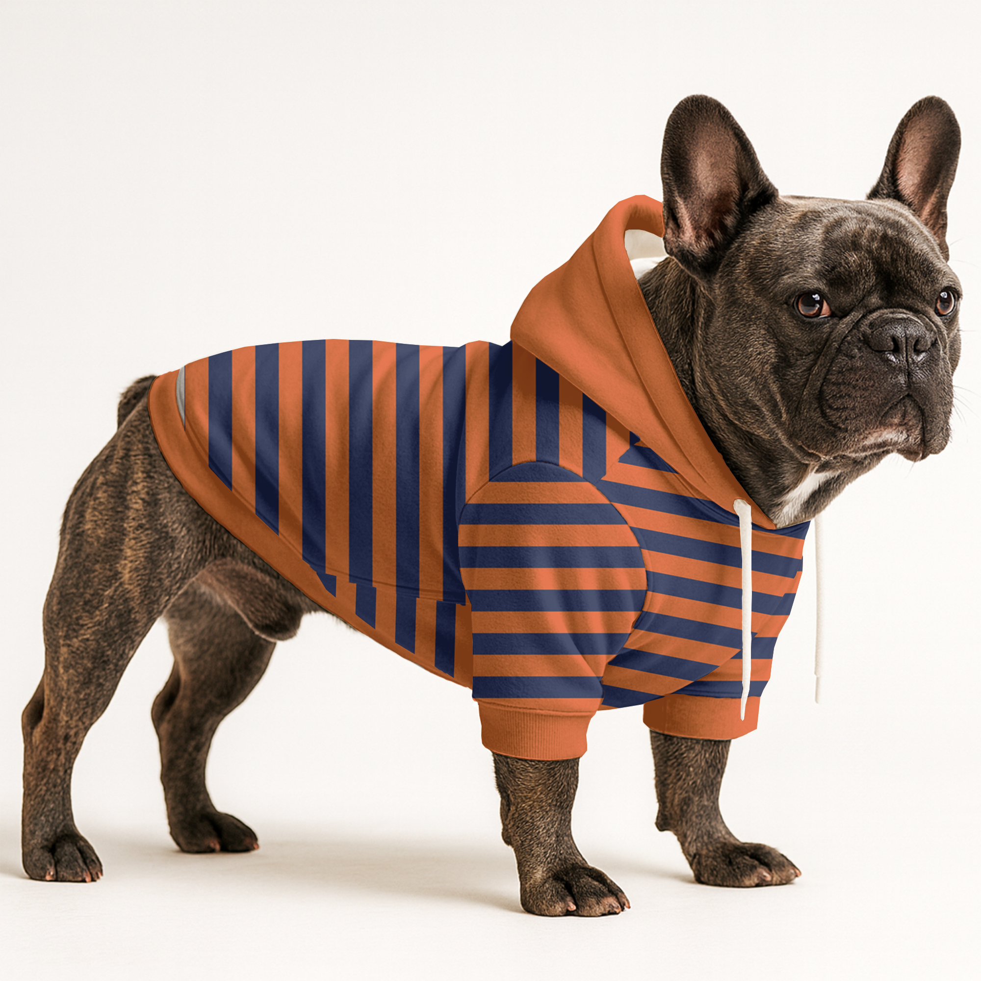 Jessie French Bulldog Fleece Hoodie for Training Sessions-fadou