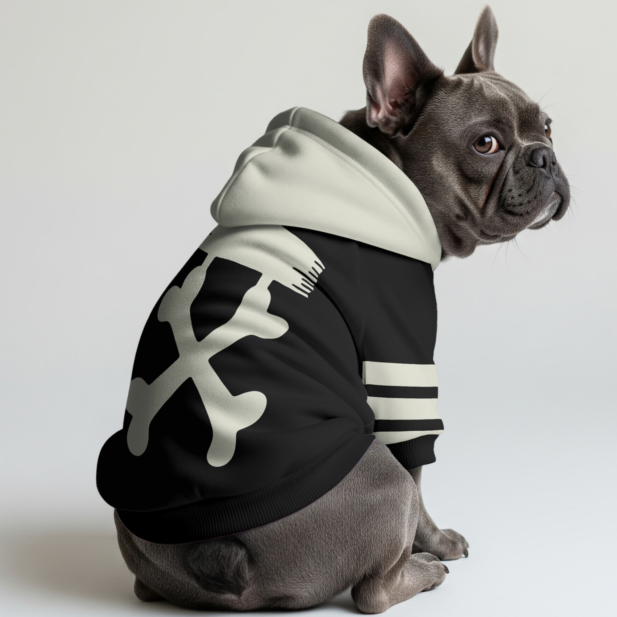 King French Bulldog Cozy Hoodie for Brachycephalic Dogs-fadou