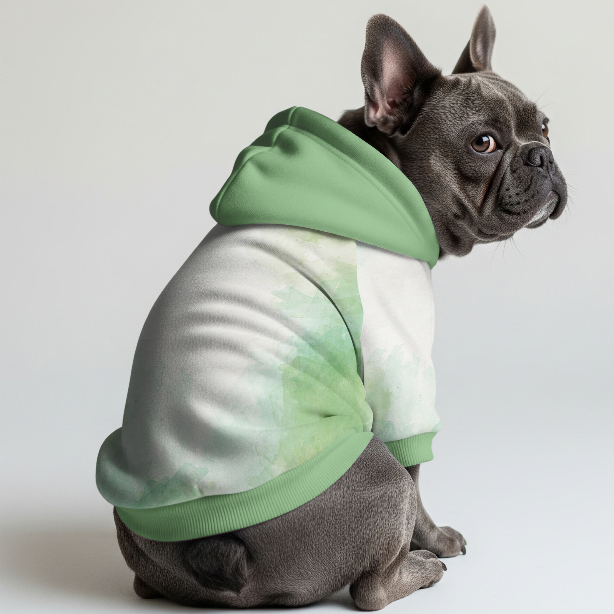 Rosa French Bulldog Fleece Hoodie for Training Sessions-fadou