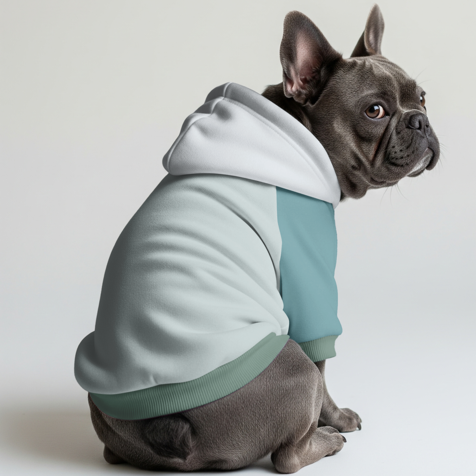 Ross French Bulldog Fleece Hoodie for Training Sessions-fadou