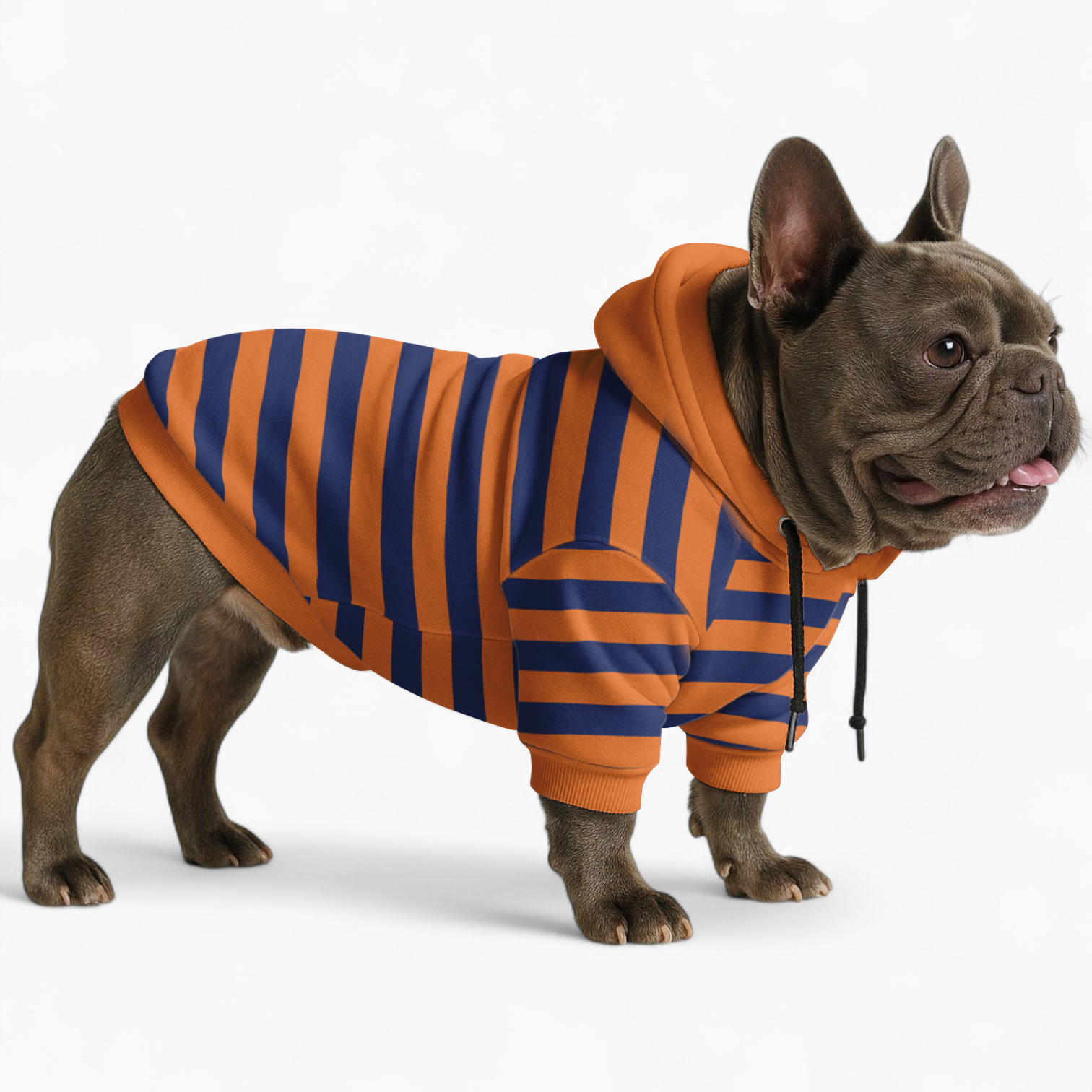 Jessie French Bulldog Fleece Hoodie for Training Sessions-fadou