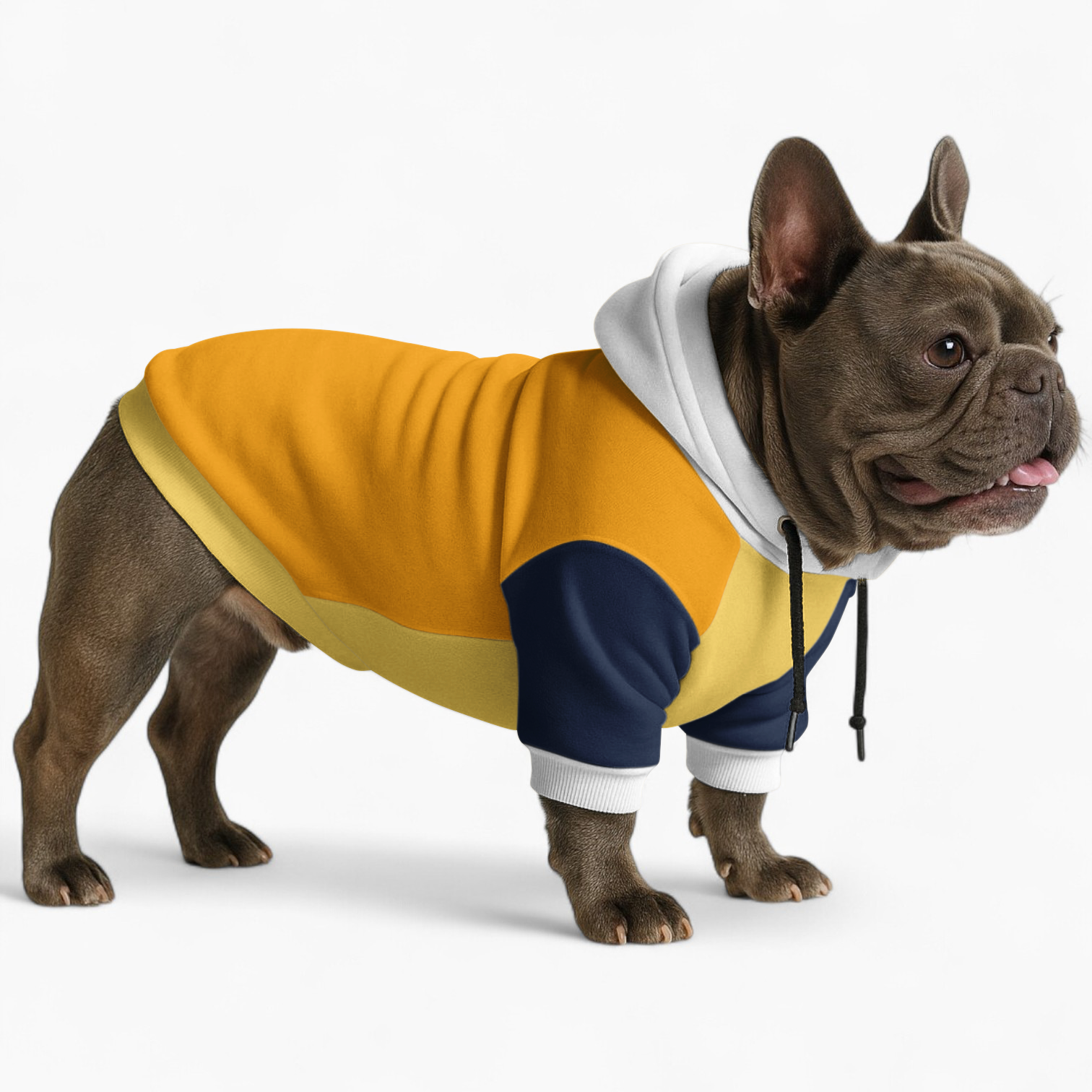 Milo French Bulldog Pet Sweatshirt for Outdoor Adventures-fadou