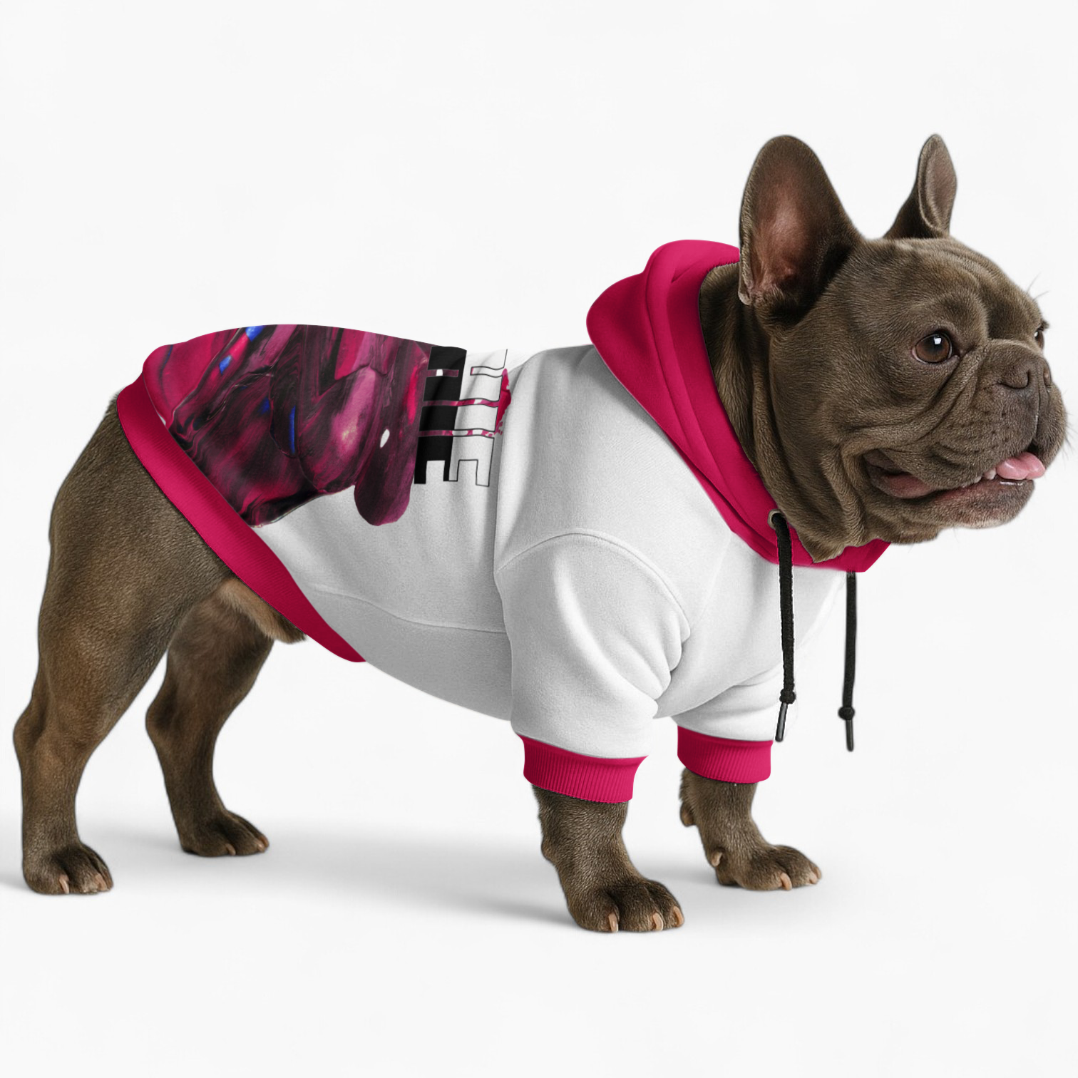 Sheila French Bulldog Cozy Hoodie for Brachycephalic Dogs-fadou