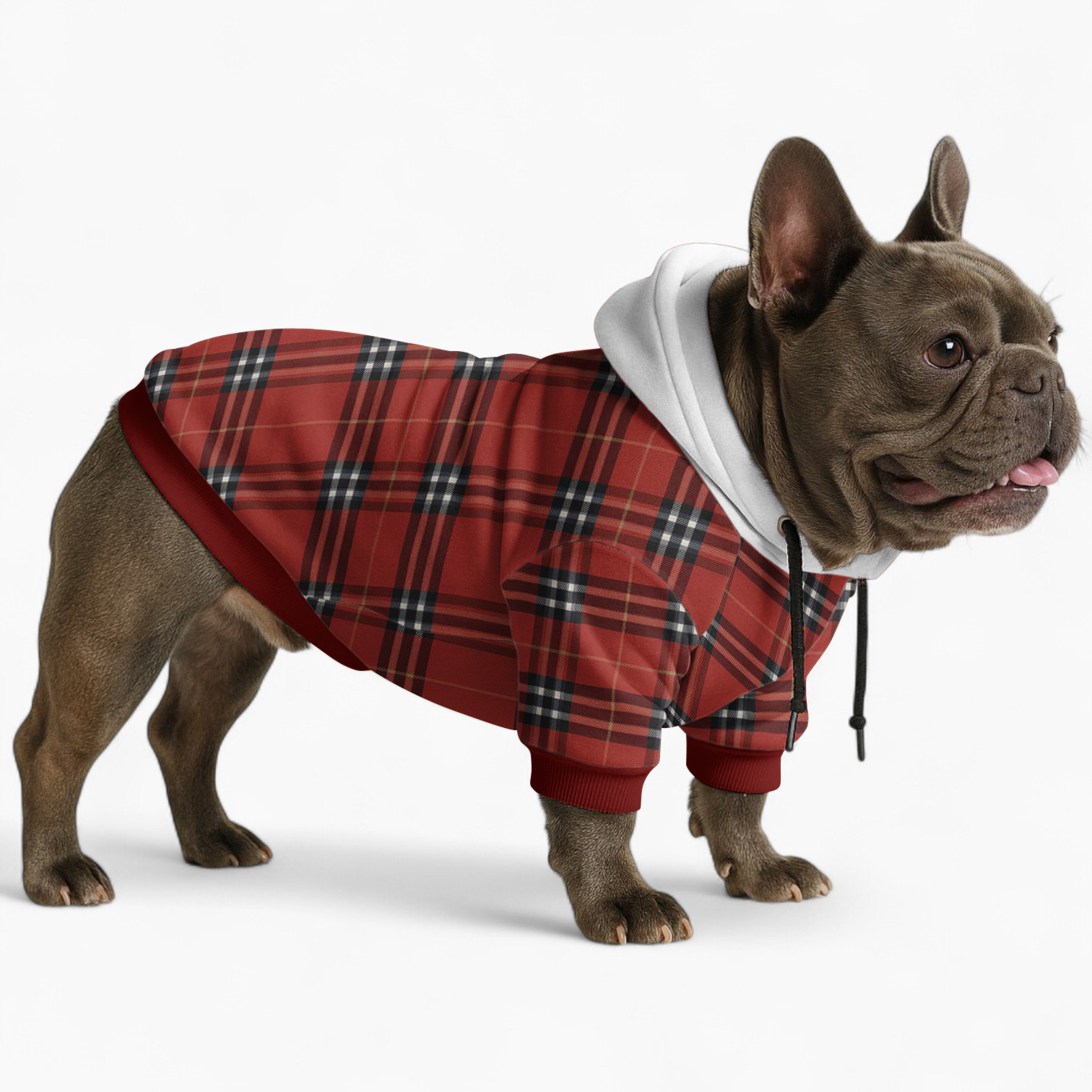French Bulldog Christmas Dog Mom Hoodie for Dog Moms & Dads-fadou