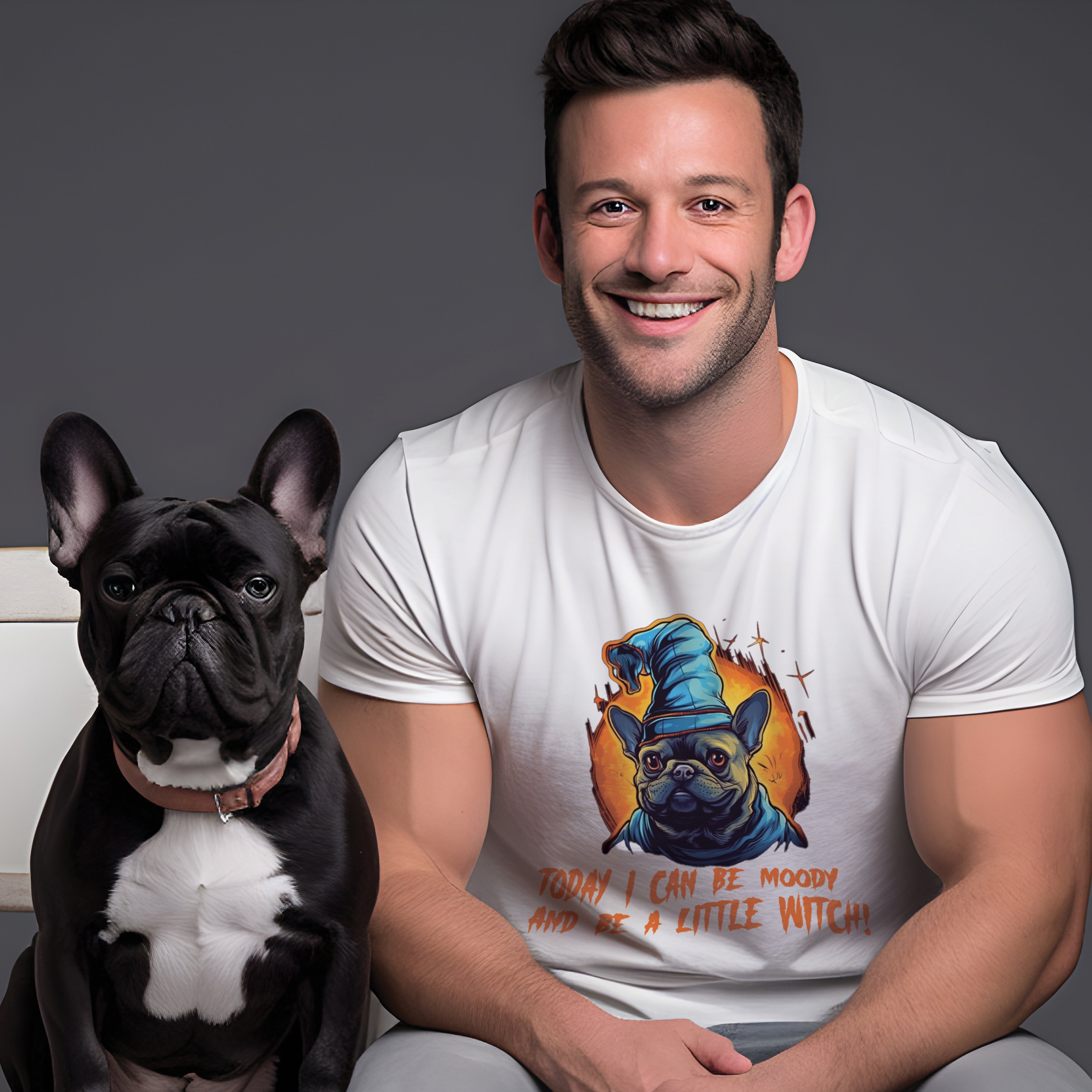 Howl French Bulldog Unisex Shirt for Frenchie Enthusiasts-fadou